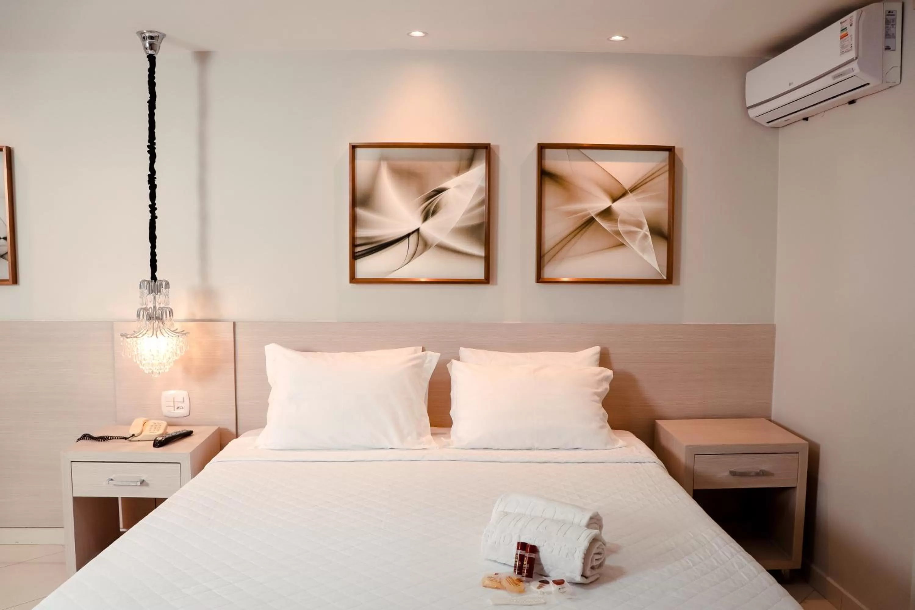 Bed in San Marino Hotel