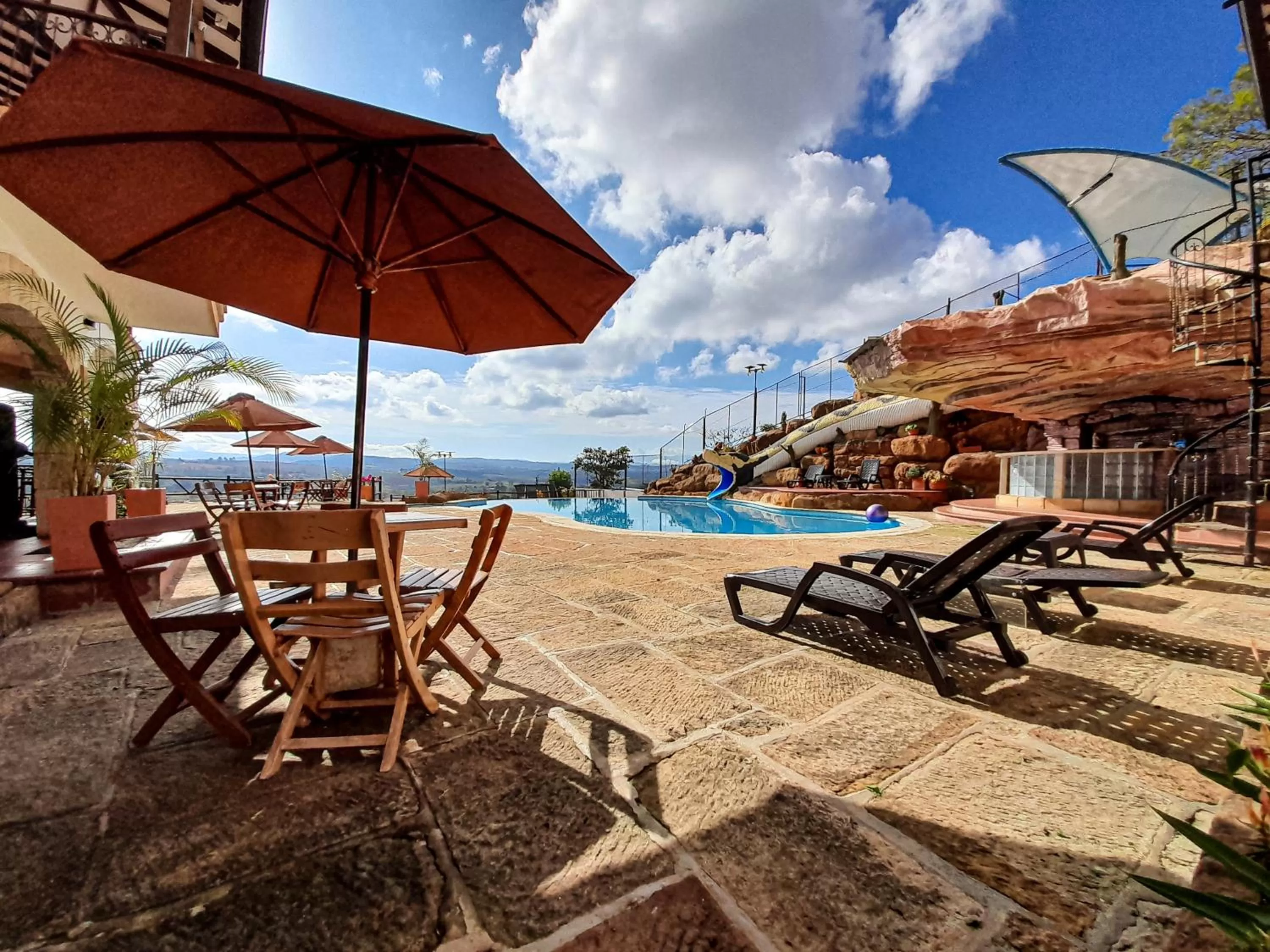 Patio in Hotel Las Rocas Resort Villanueva