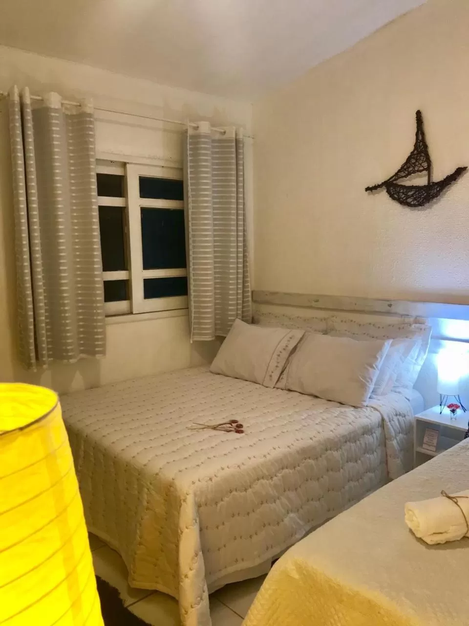 Bed in Pousada America do Sol