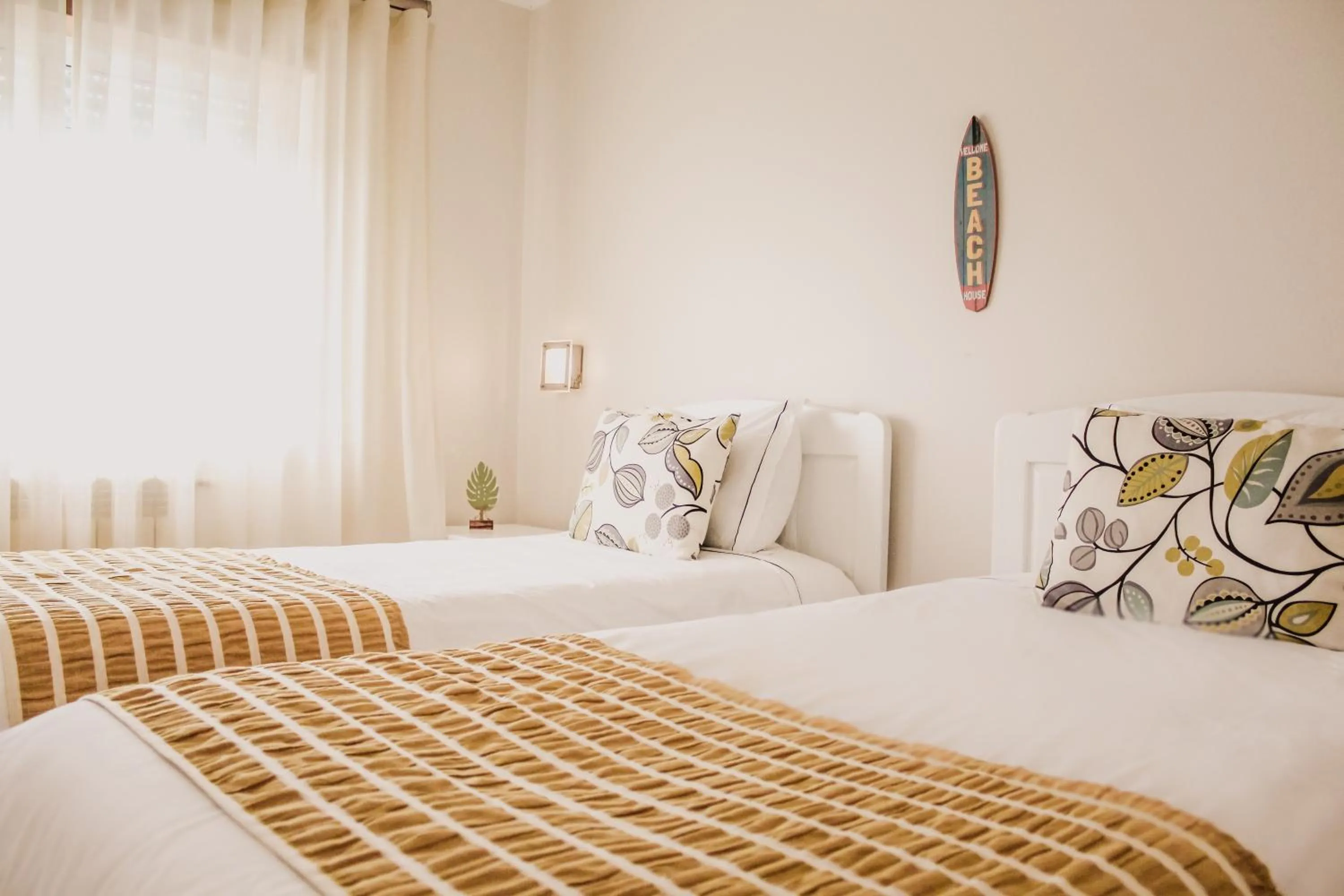 Bed in Hotel Neptuno