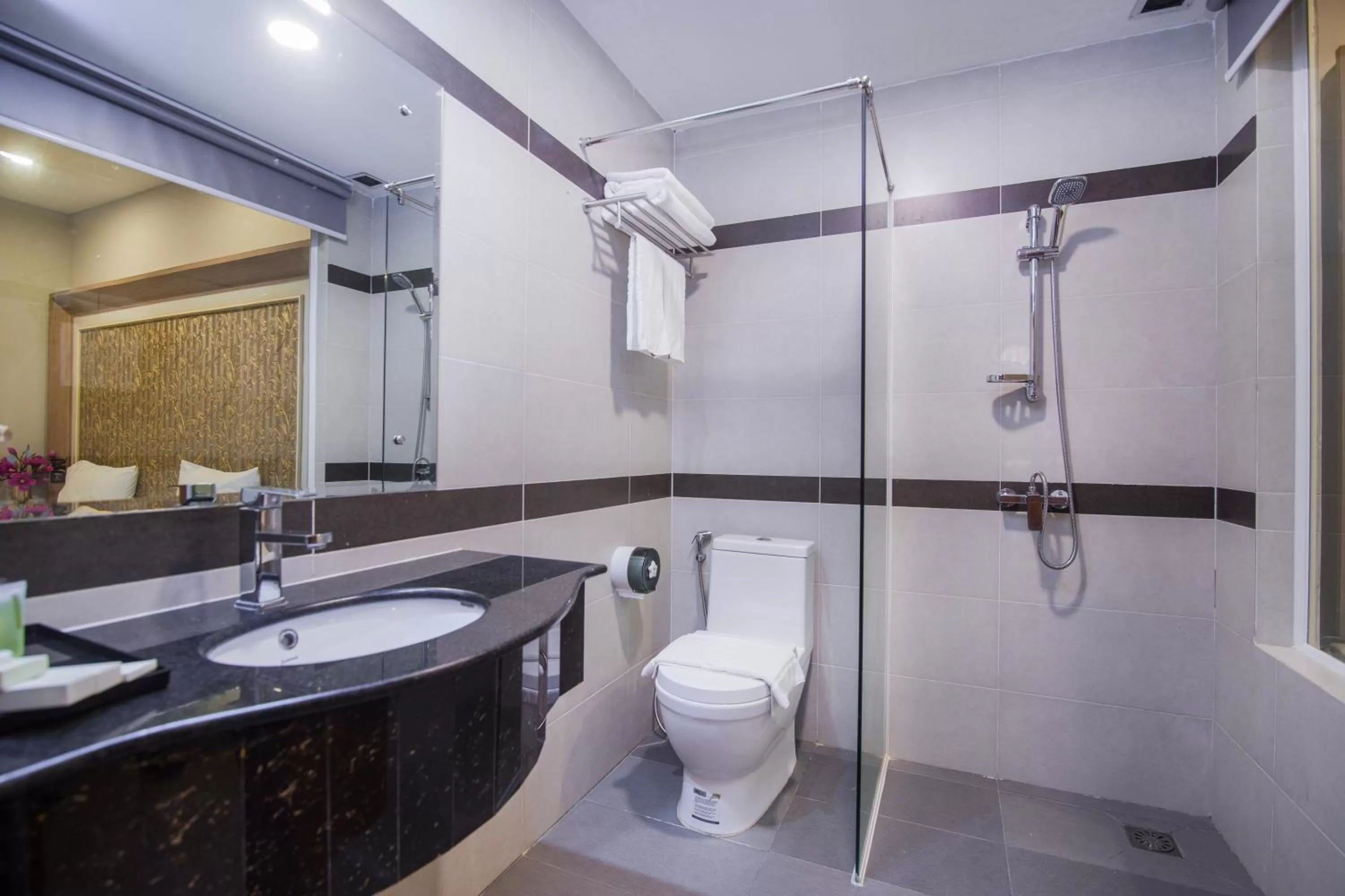 Shower in New York Hotel