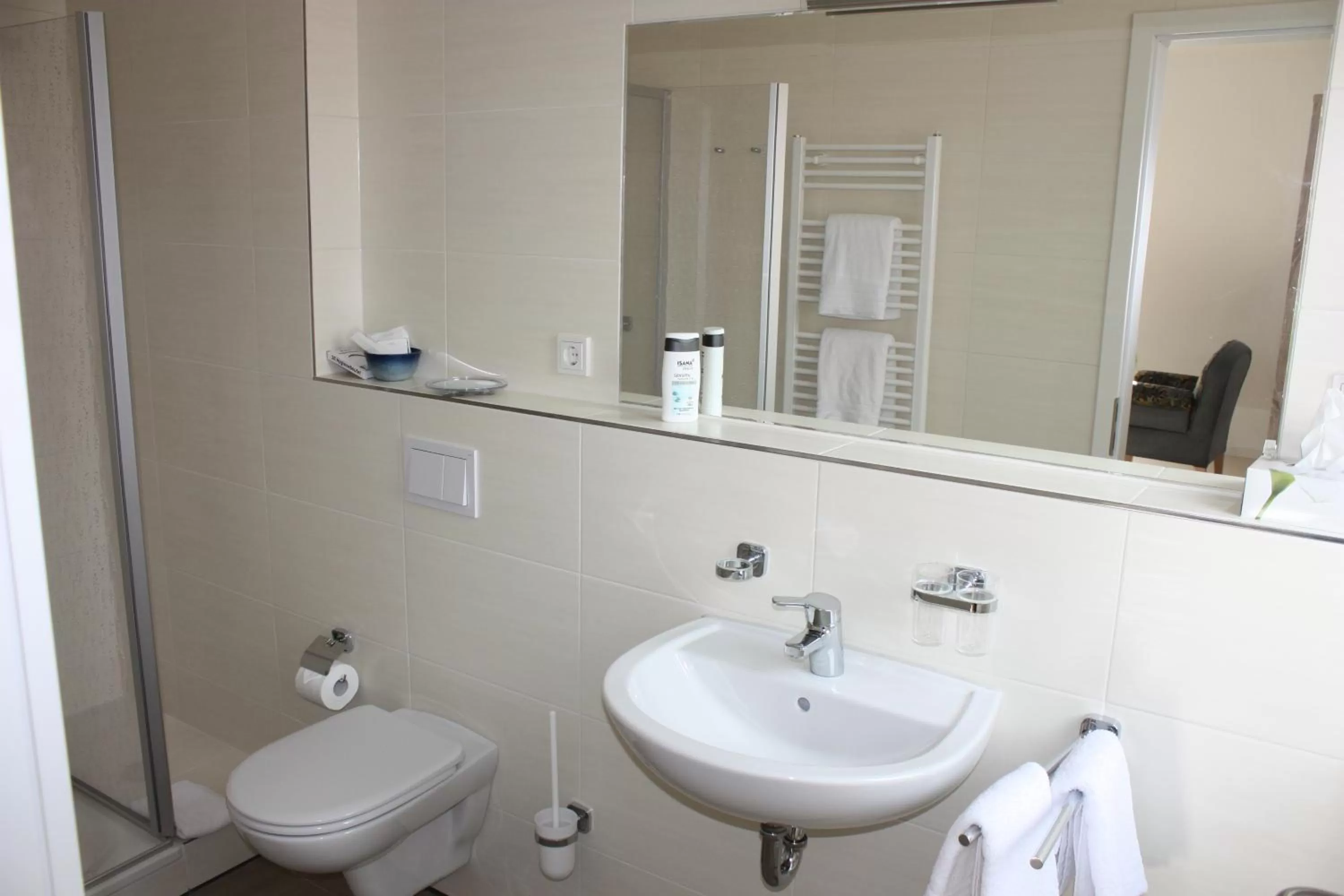 Bathroom in Gästehaus Altstadttraum