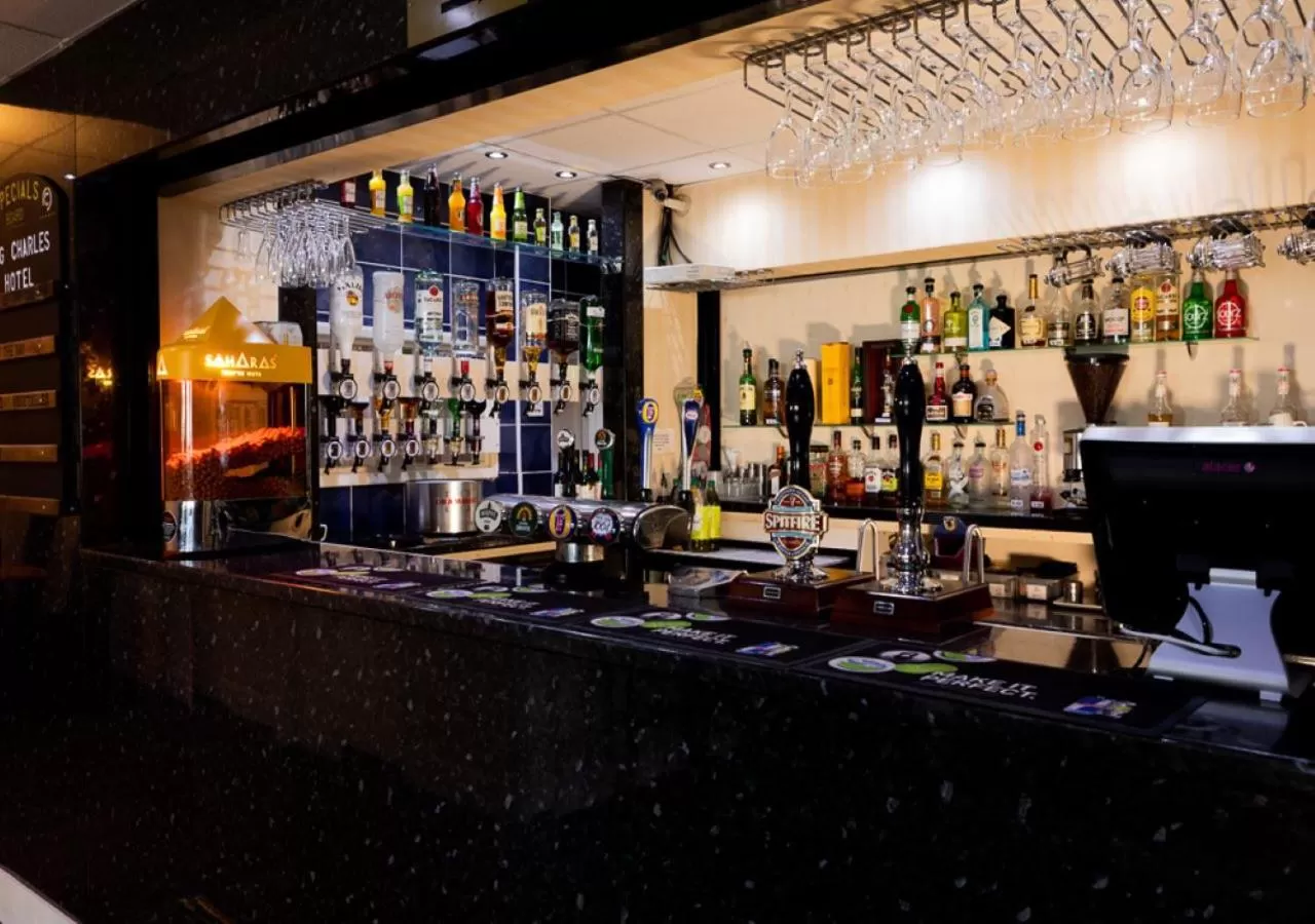 Lounge or bar in King Charles Hotel