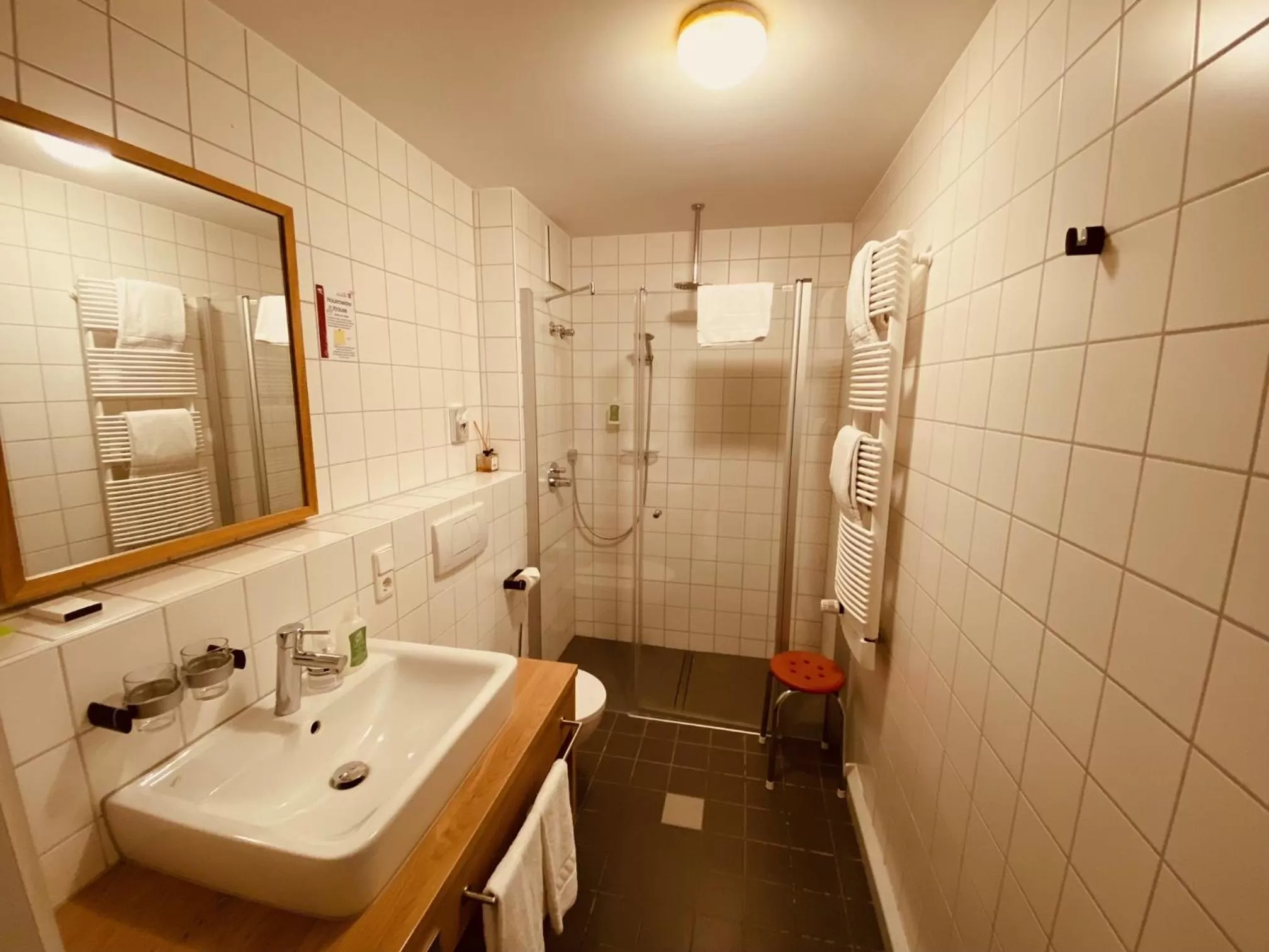 Bathroom in Hotel Hartl's Lindenmühle