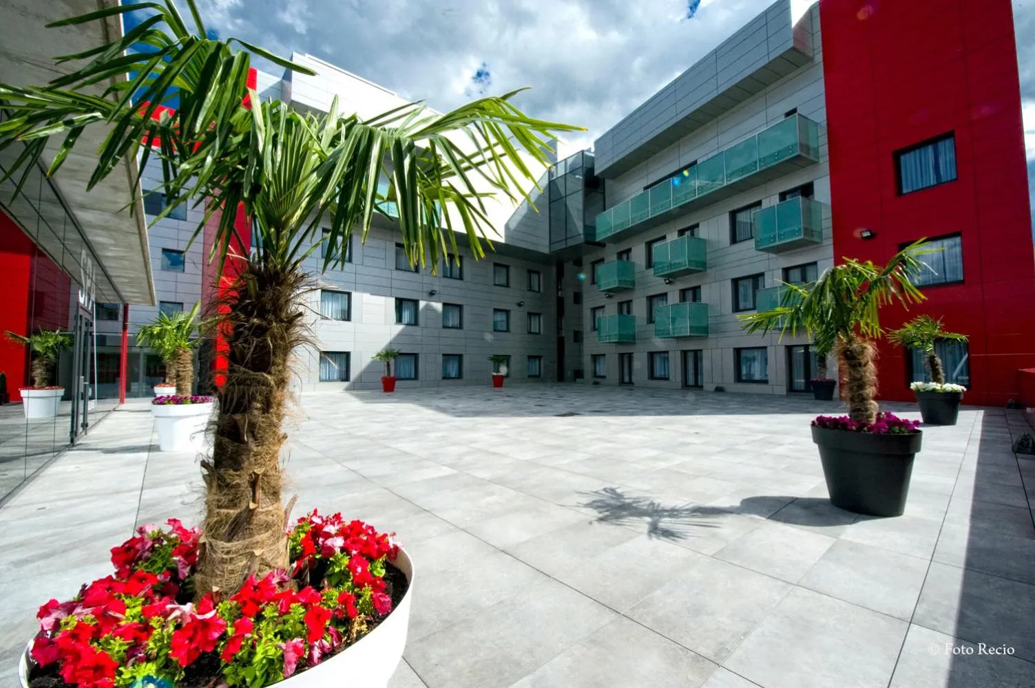 Patio in Hotel & Spa Ciudad de Binéfar