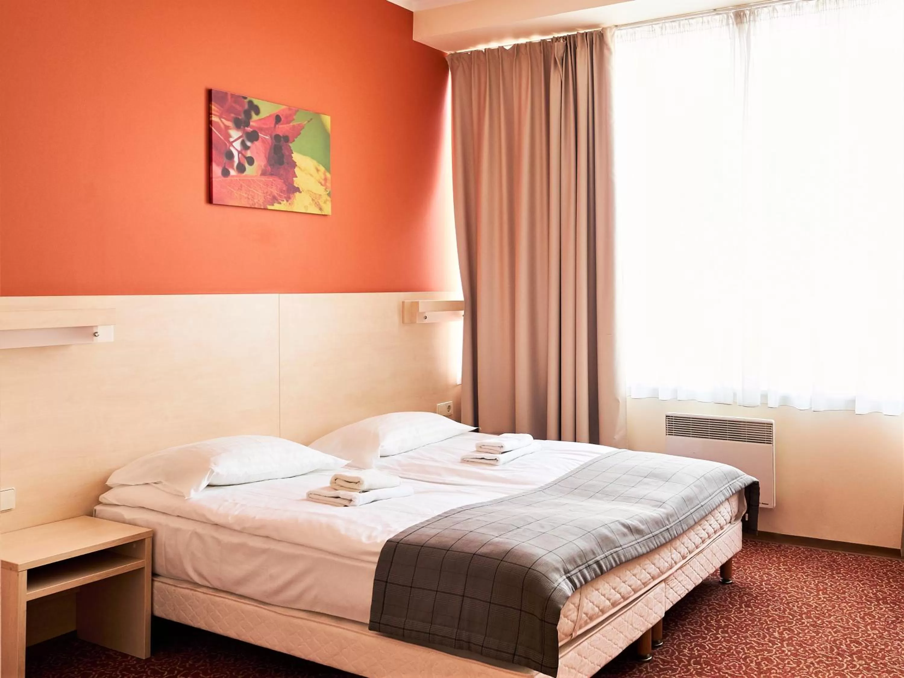 TV and multimedia, Bed in Rija Bauska Hotel