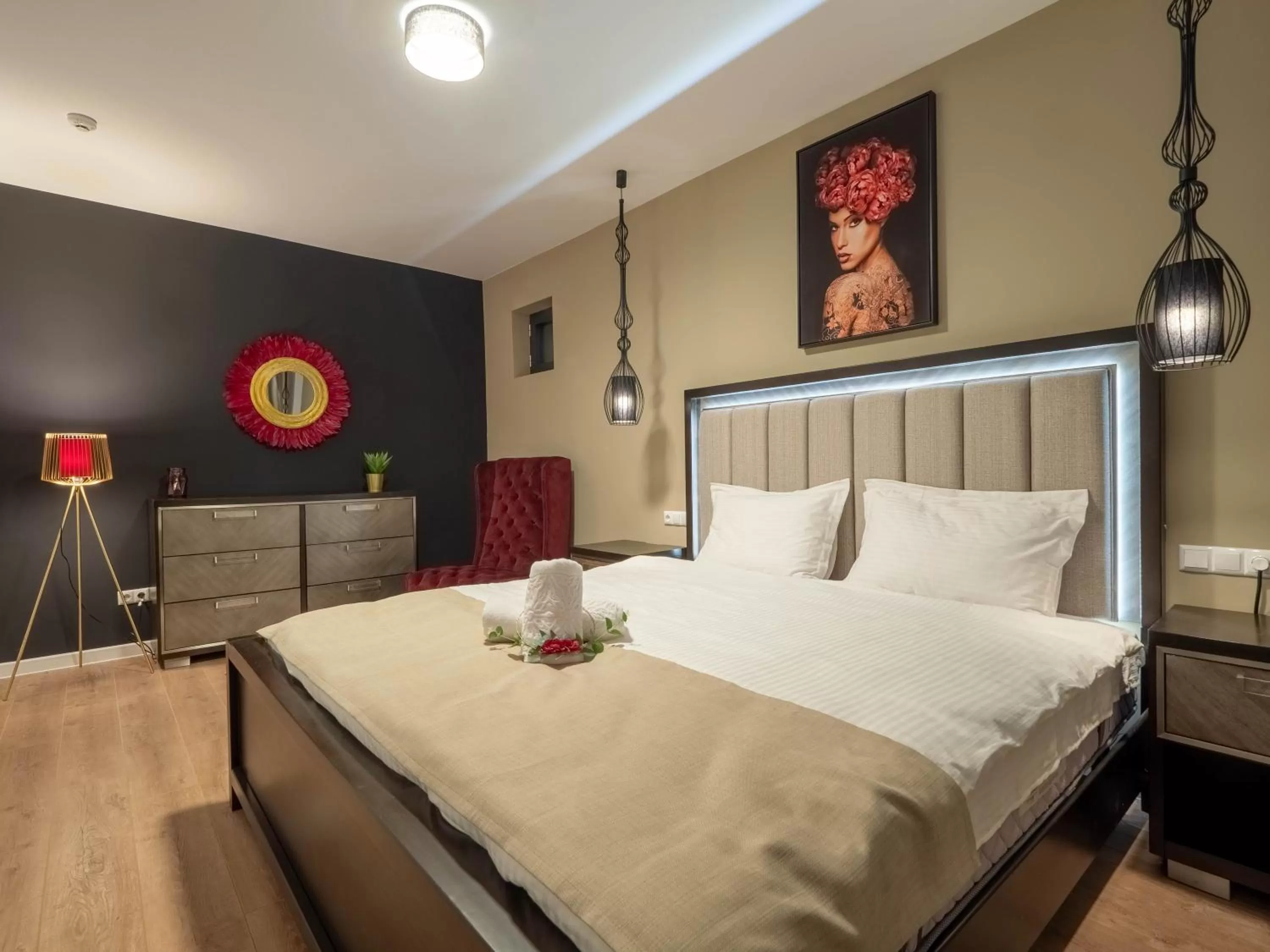 Bed in Signature Aparthotel - Boutique