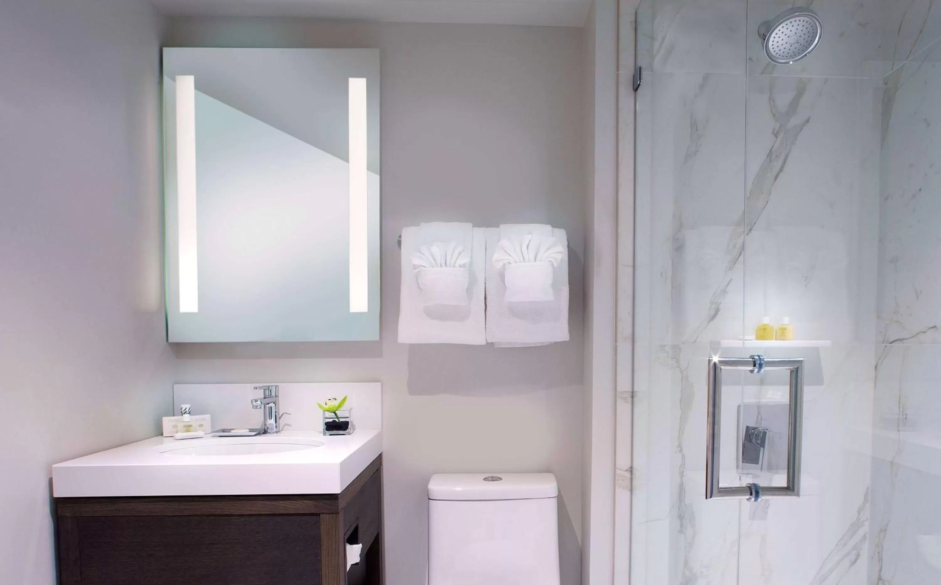 Shower in The Benson Portland, Curio Collection by Hilton