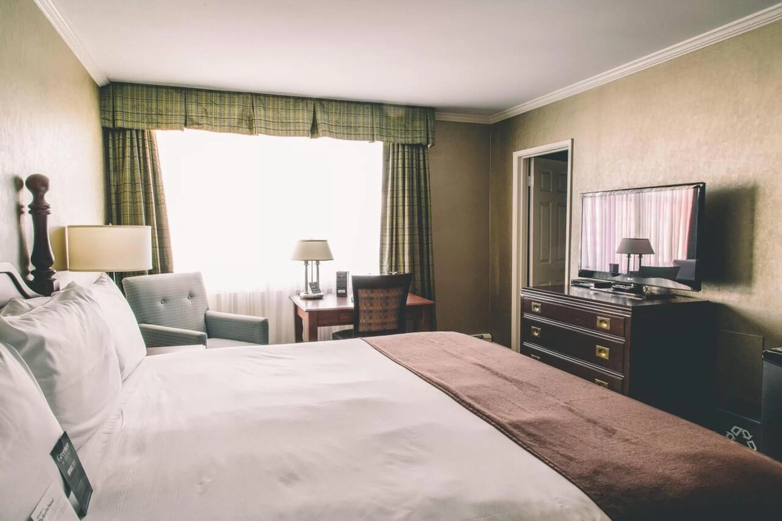 Bed in The Hotel on Pownal