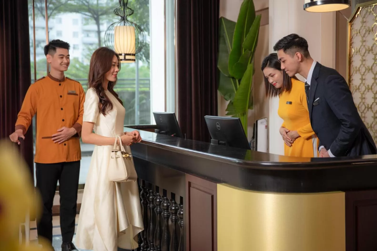 Staff in FTE Ba Dinh Hotel
