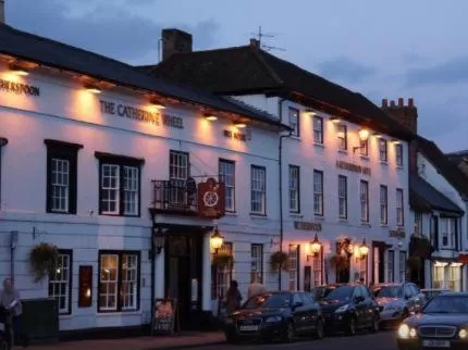 Facade/entrance, Property Building in The Catherine Wheel Wetherspoon Hotel