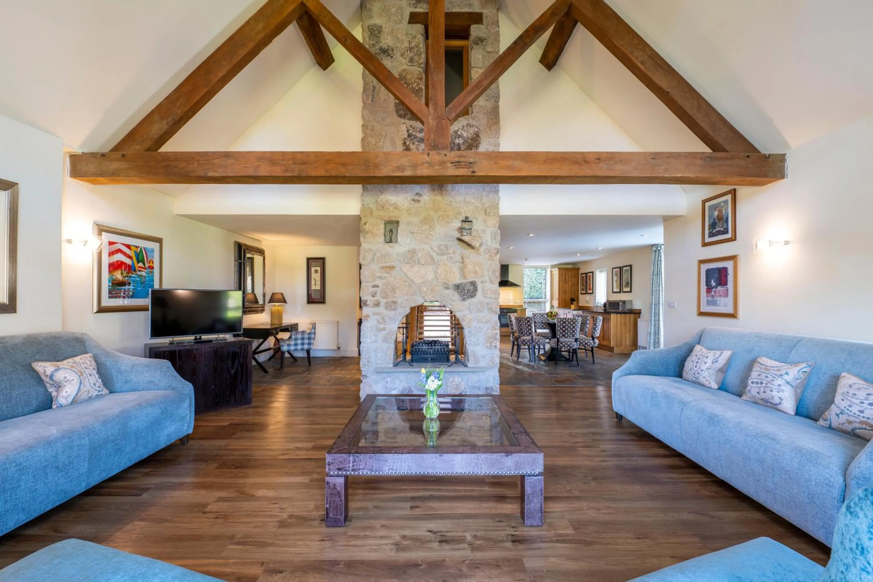 Living room in Bovey Castle