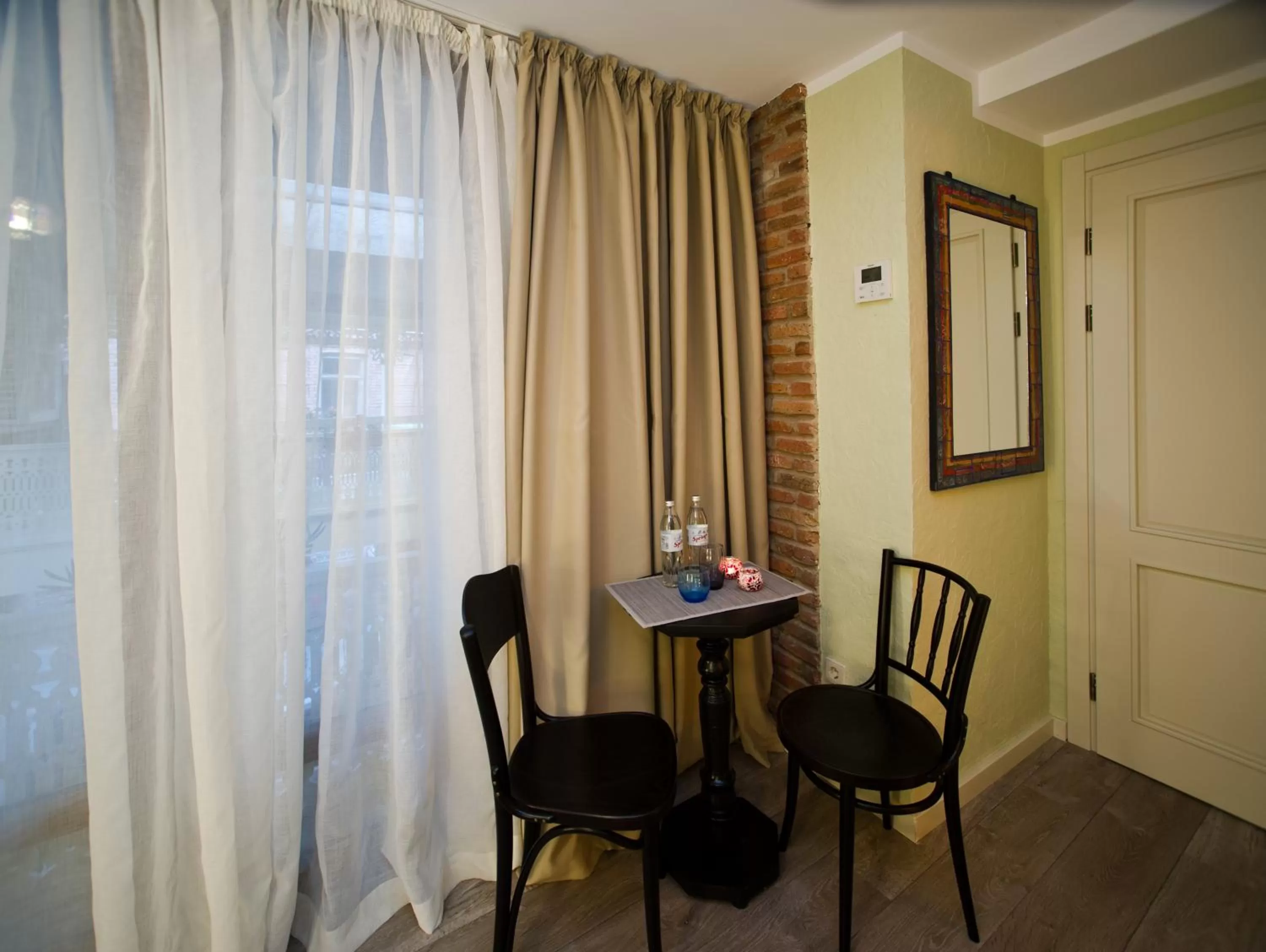 Seating area in No12 Boutique Hotel