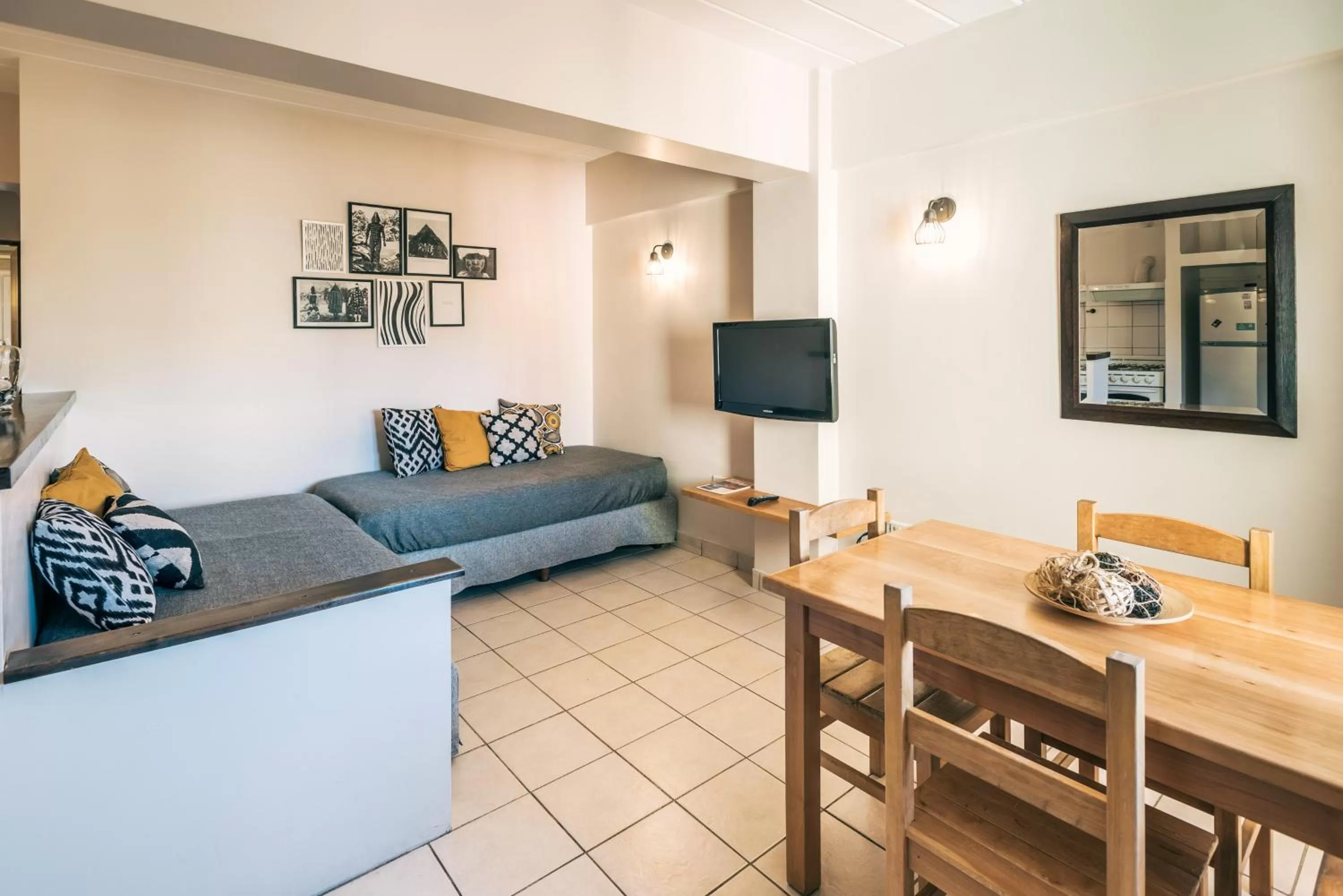 TV and multimedia, Seating Area in Riviera Fueguina Apartments
