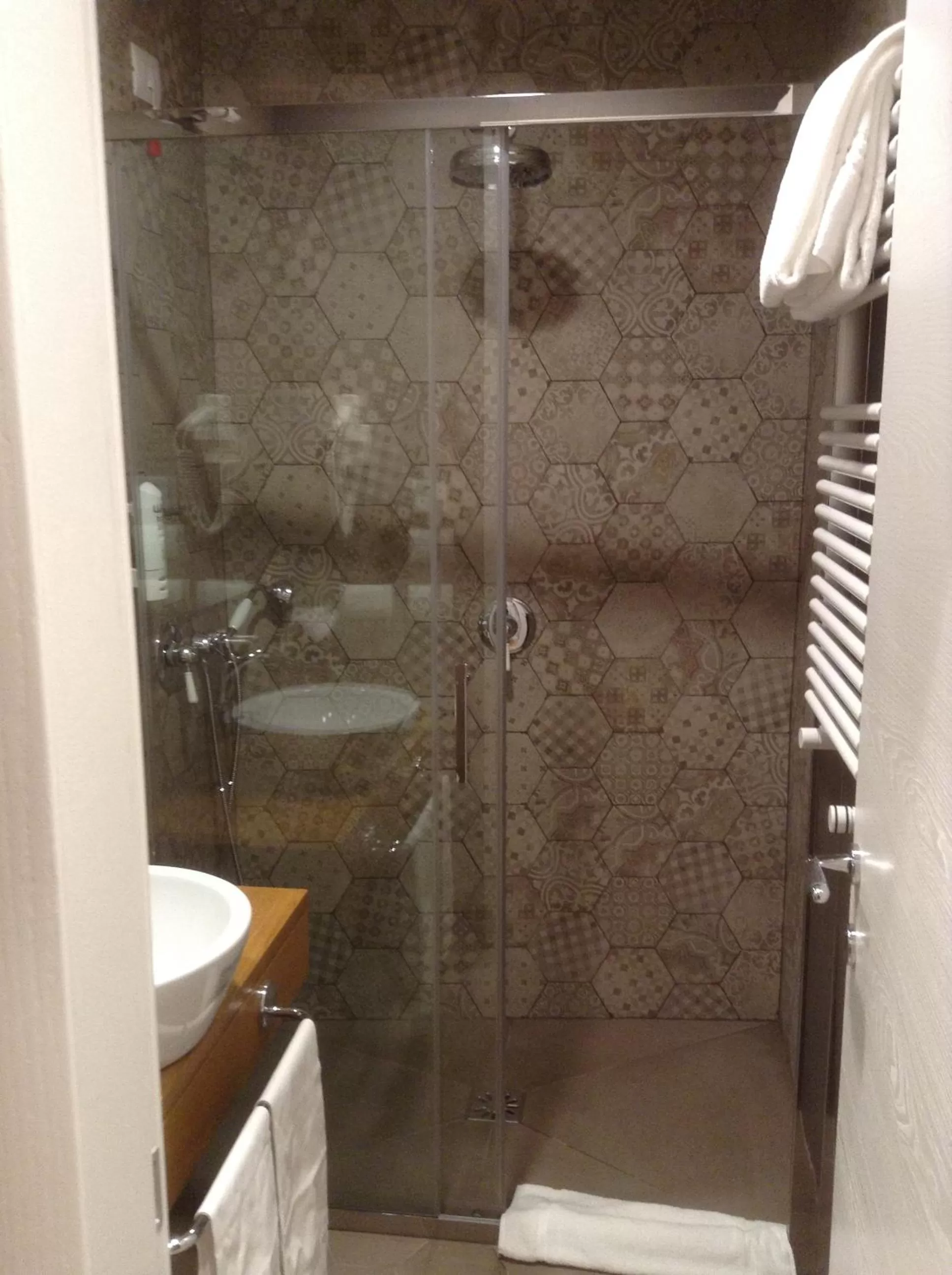 Shower in Hotel Elite
