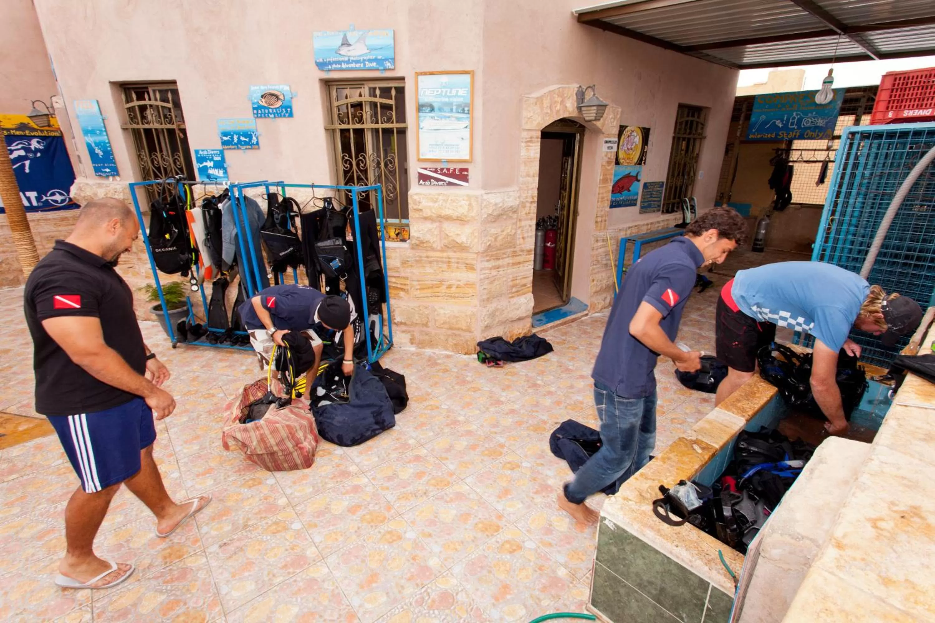 Diving in Arab Divers Dive Center and Bed & Breakfast