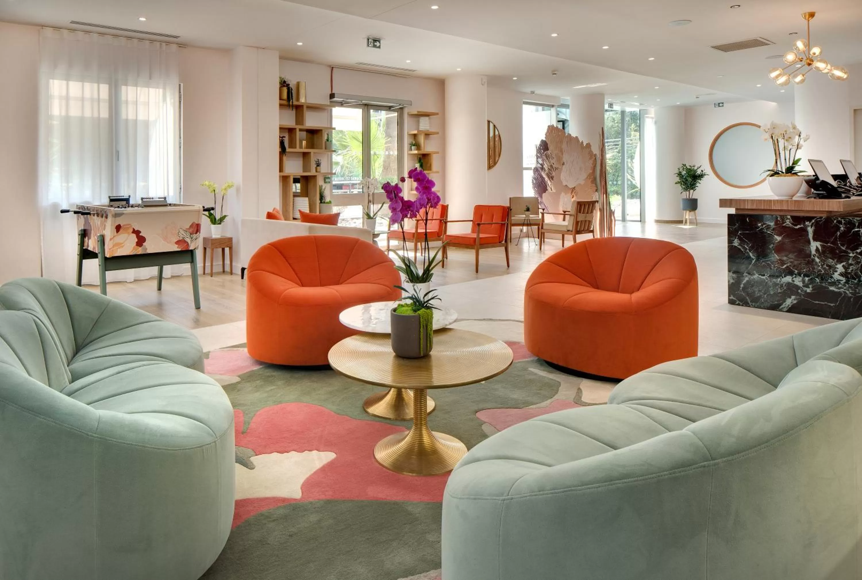 Lobby or reception in Pullman La Pléiade Montpellier Centre