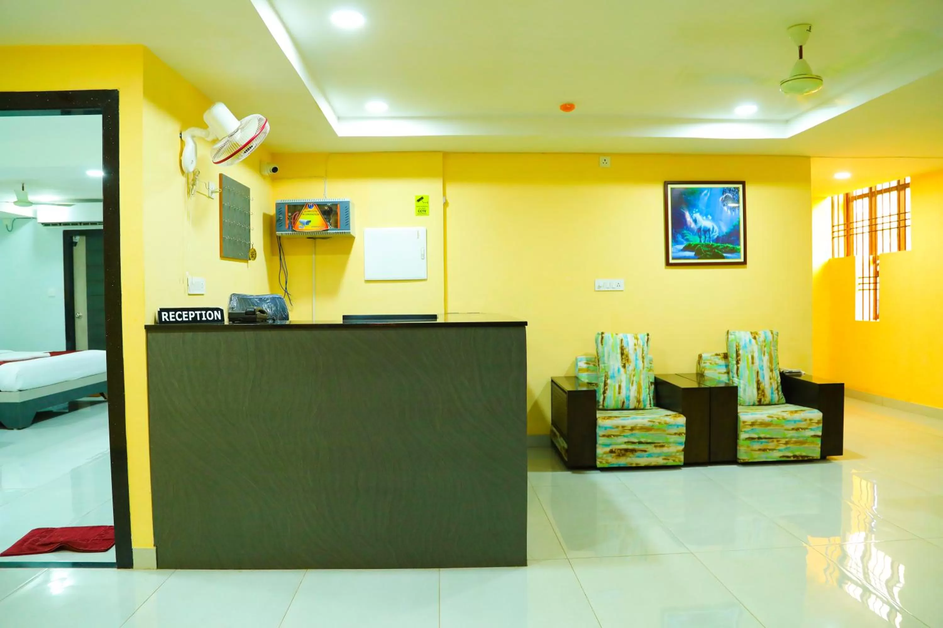 Lobby or reception in HOTEL BLUE MOON