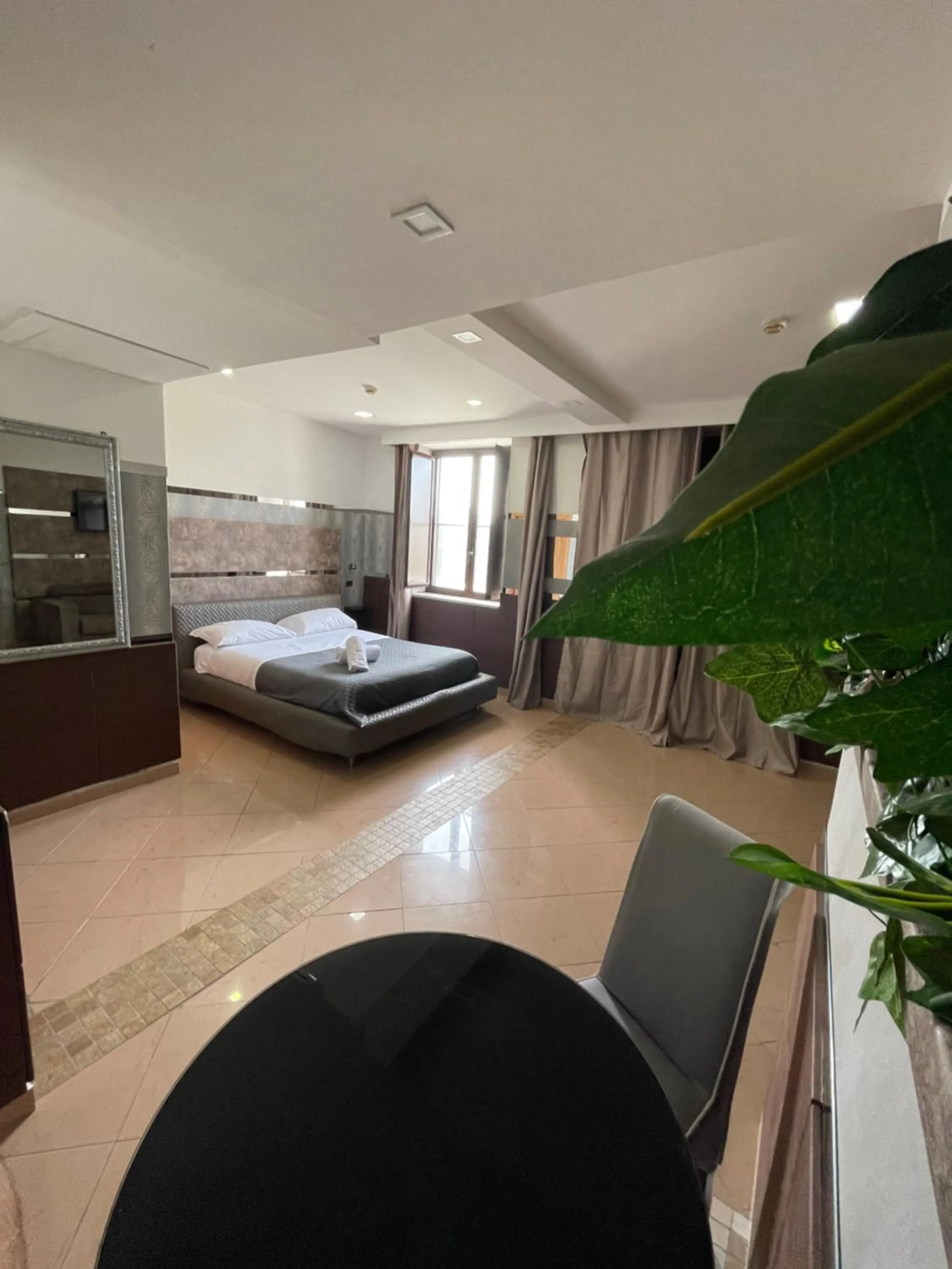 Bed in Hotel Pietrarsa Portici