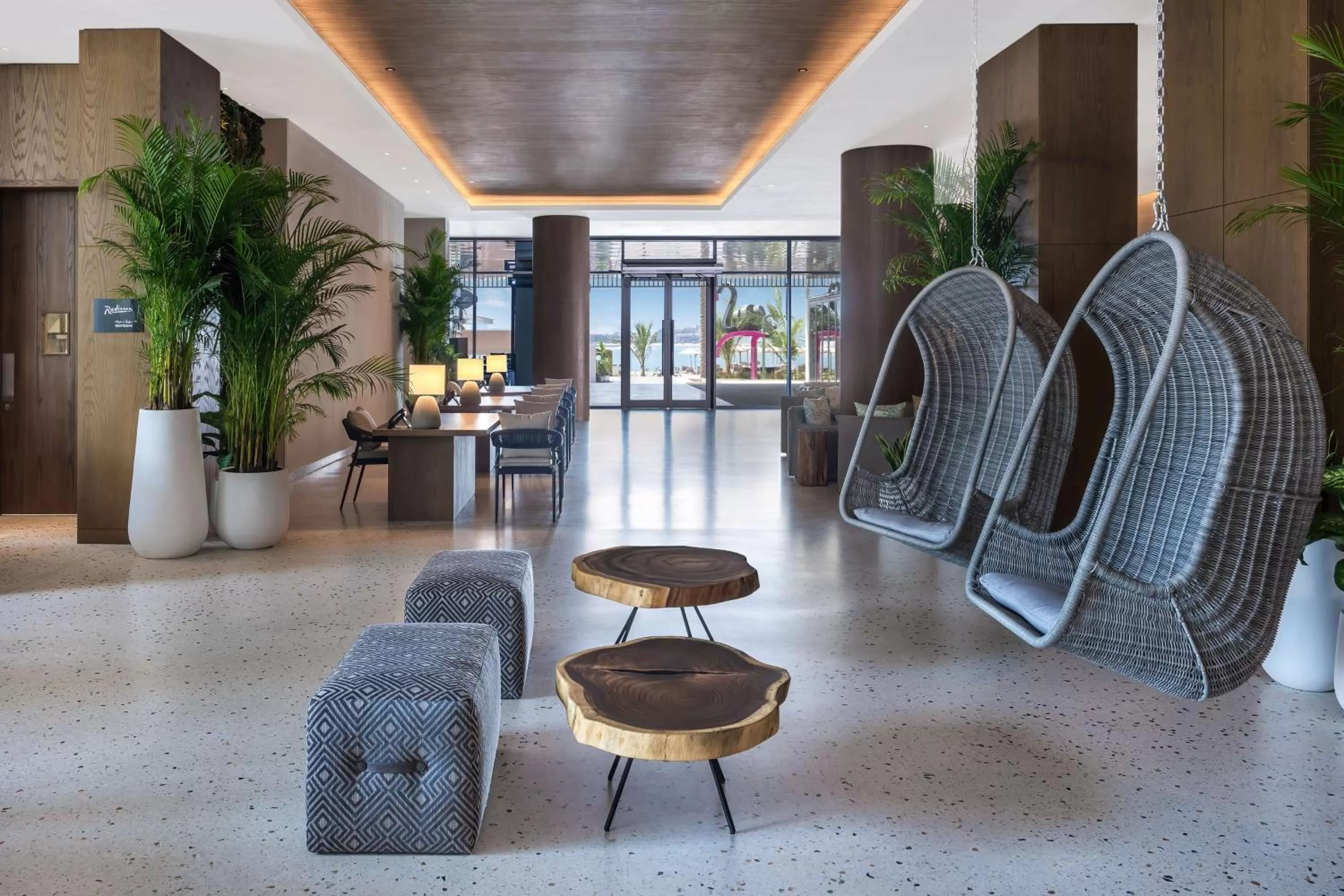 Lobby or reception in Radisson Beach Resort Palm Jumeirah