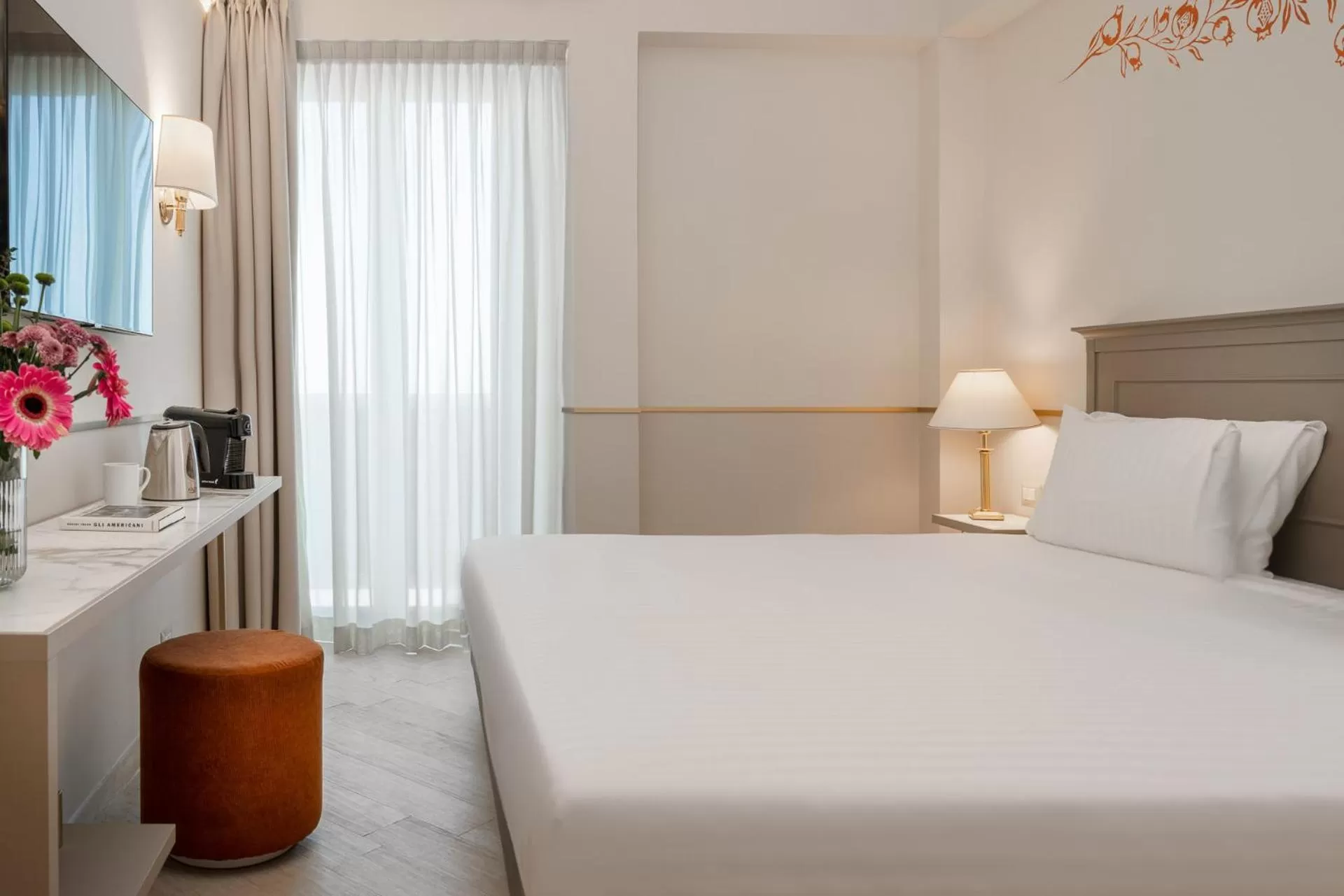 Bedroom, Bed in Hotel Imperiale Rimini & SPA