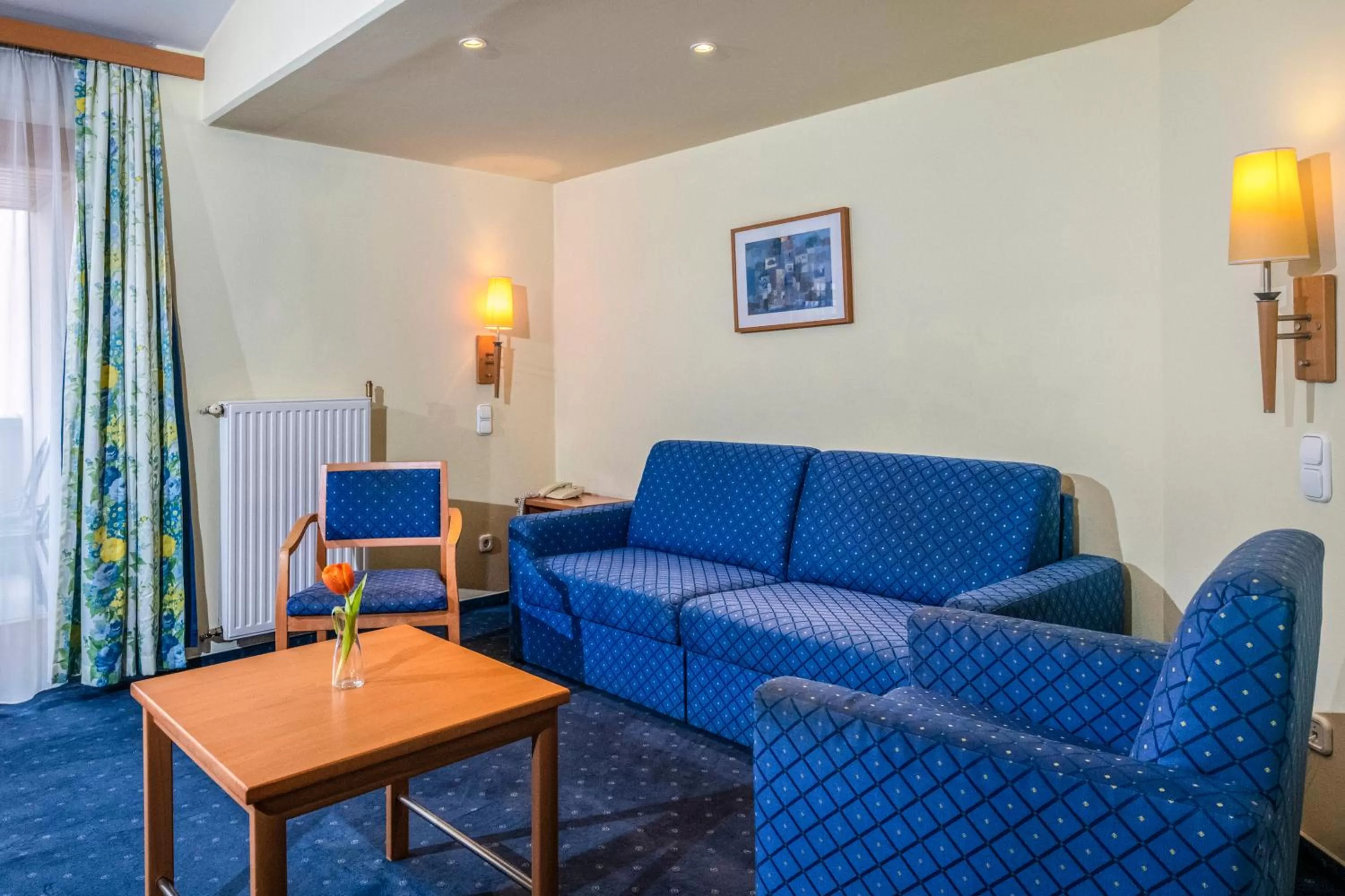 Living room in Corvin Hotel Budapest Sissi Wing