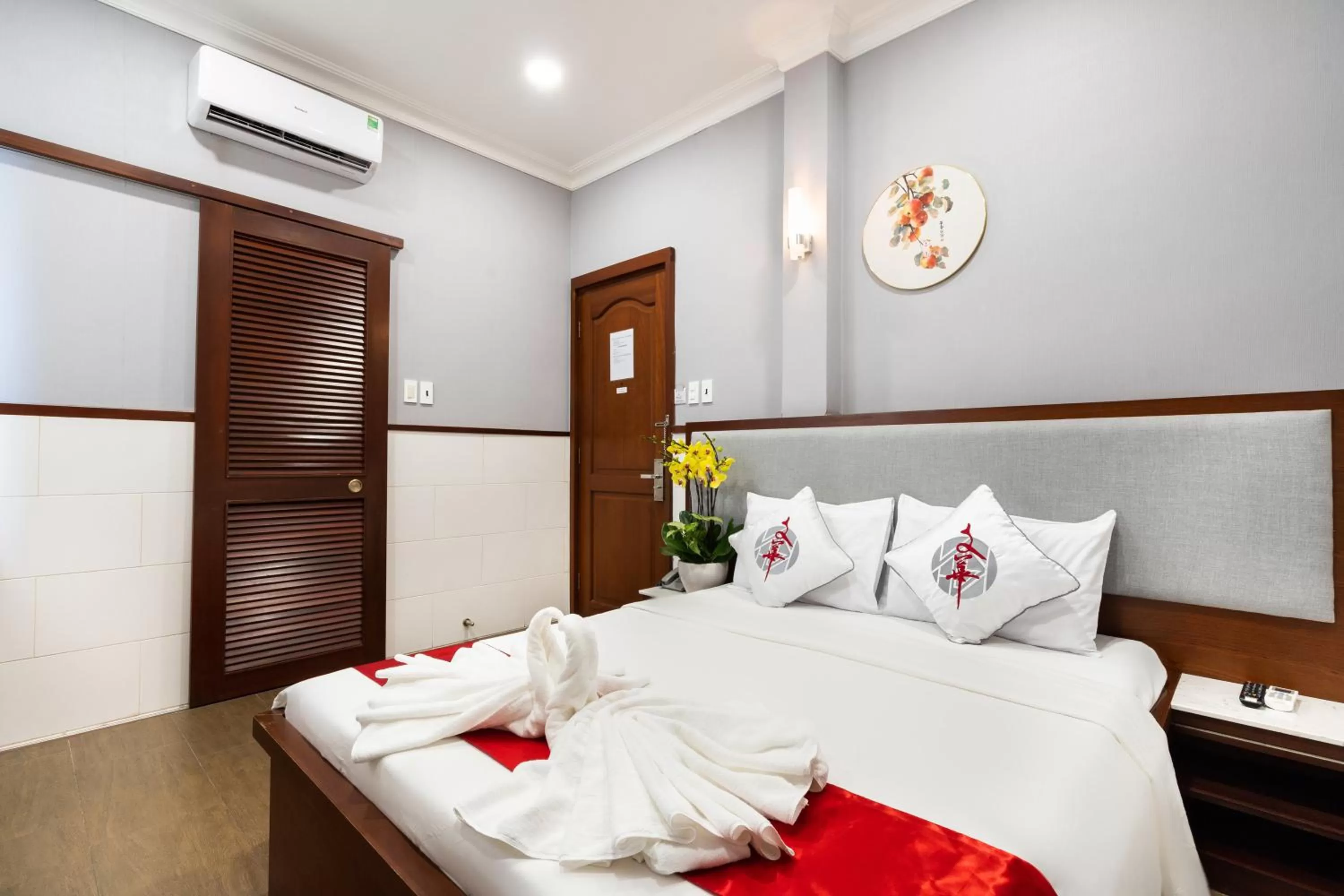 Bed in Văn Hoa Hotel