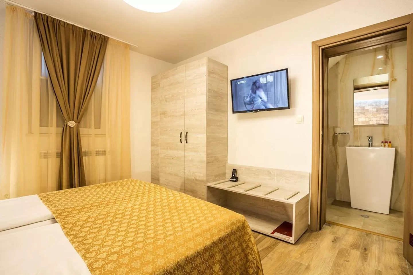 Photo of the whole room, Bed in Sofia Place Hotel by HMG