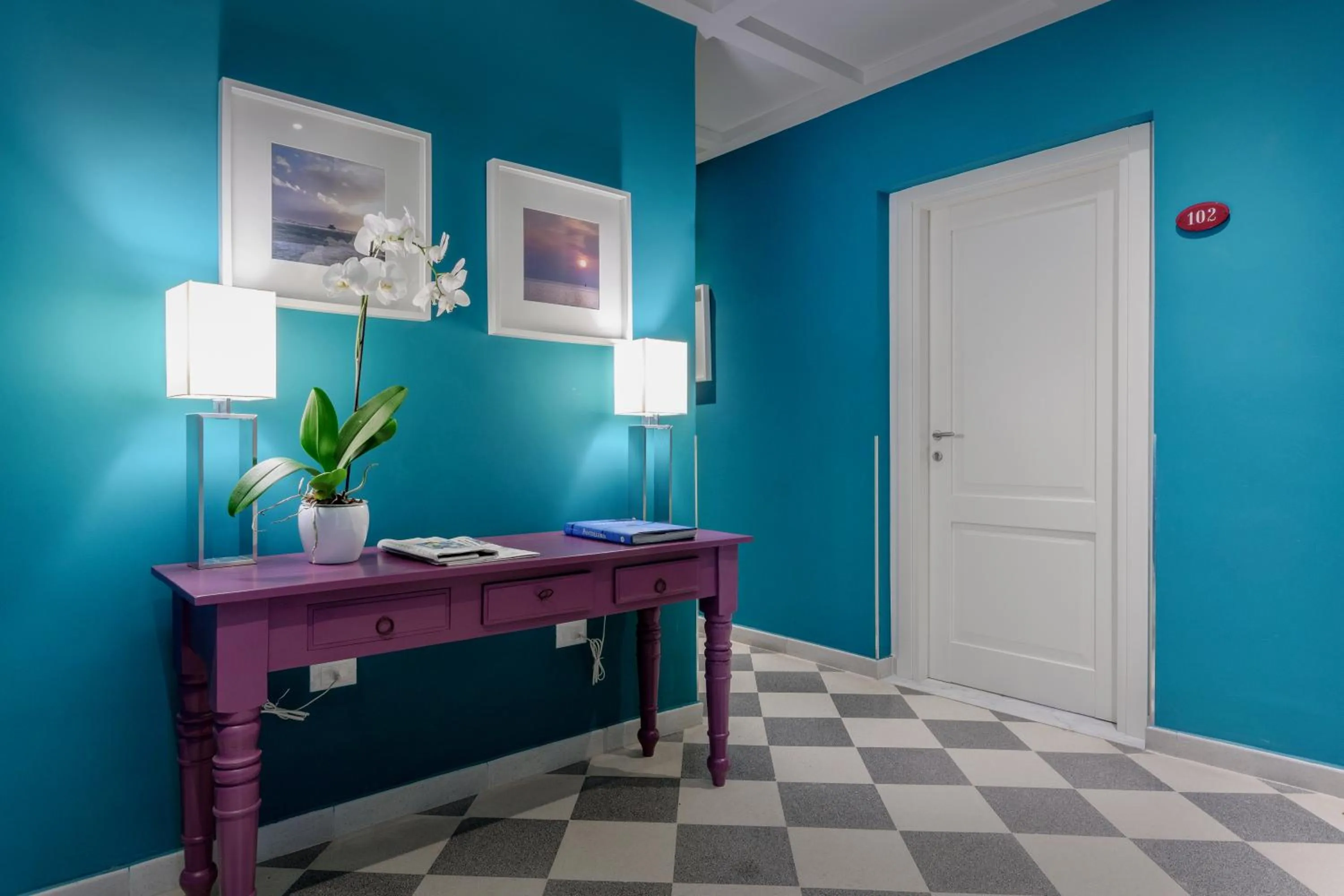 Decorative detail in Hotel Moderno