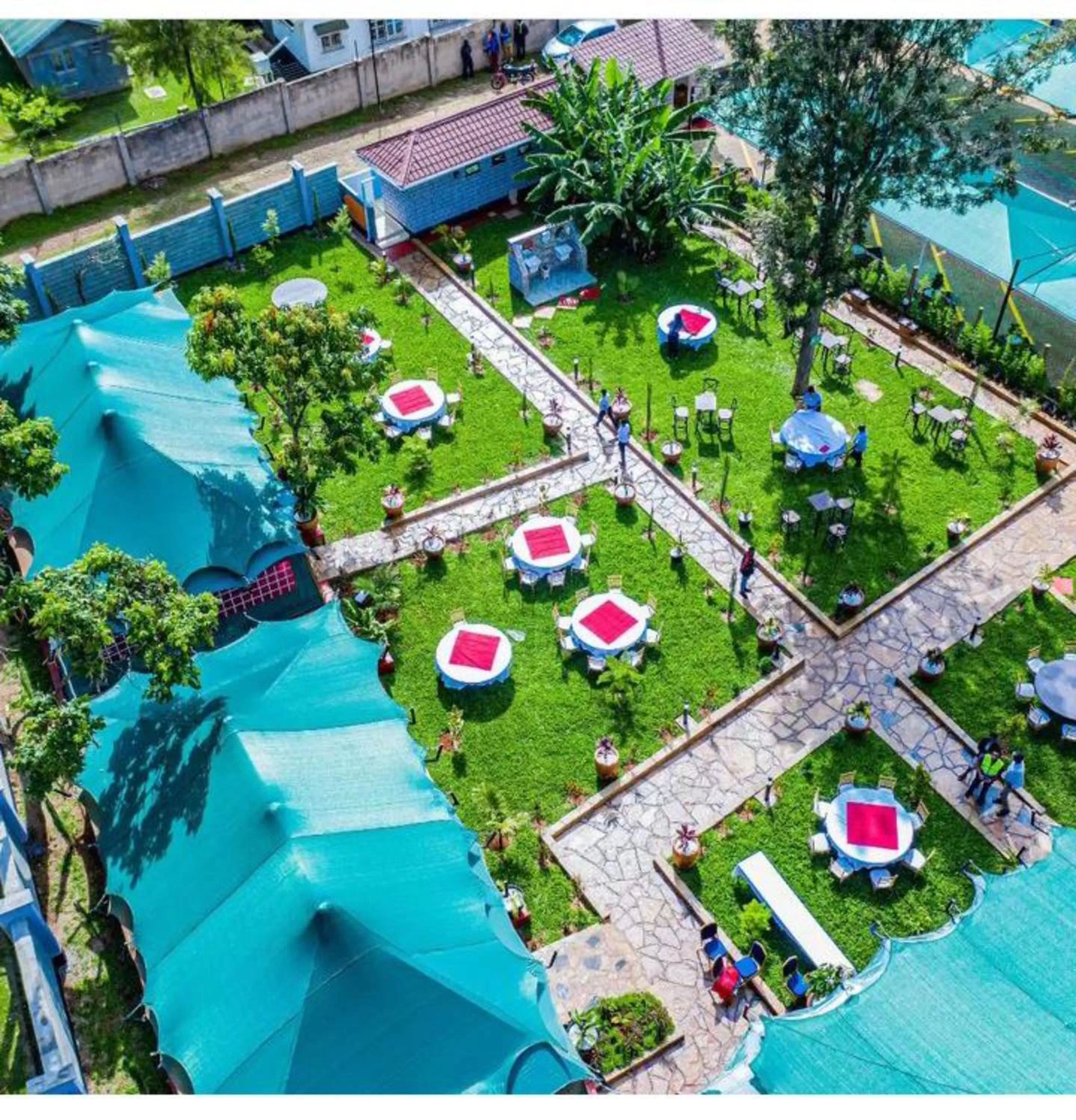 Bird's eye view in Lovely Garden Guest Home