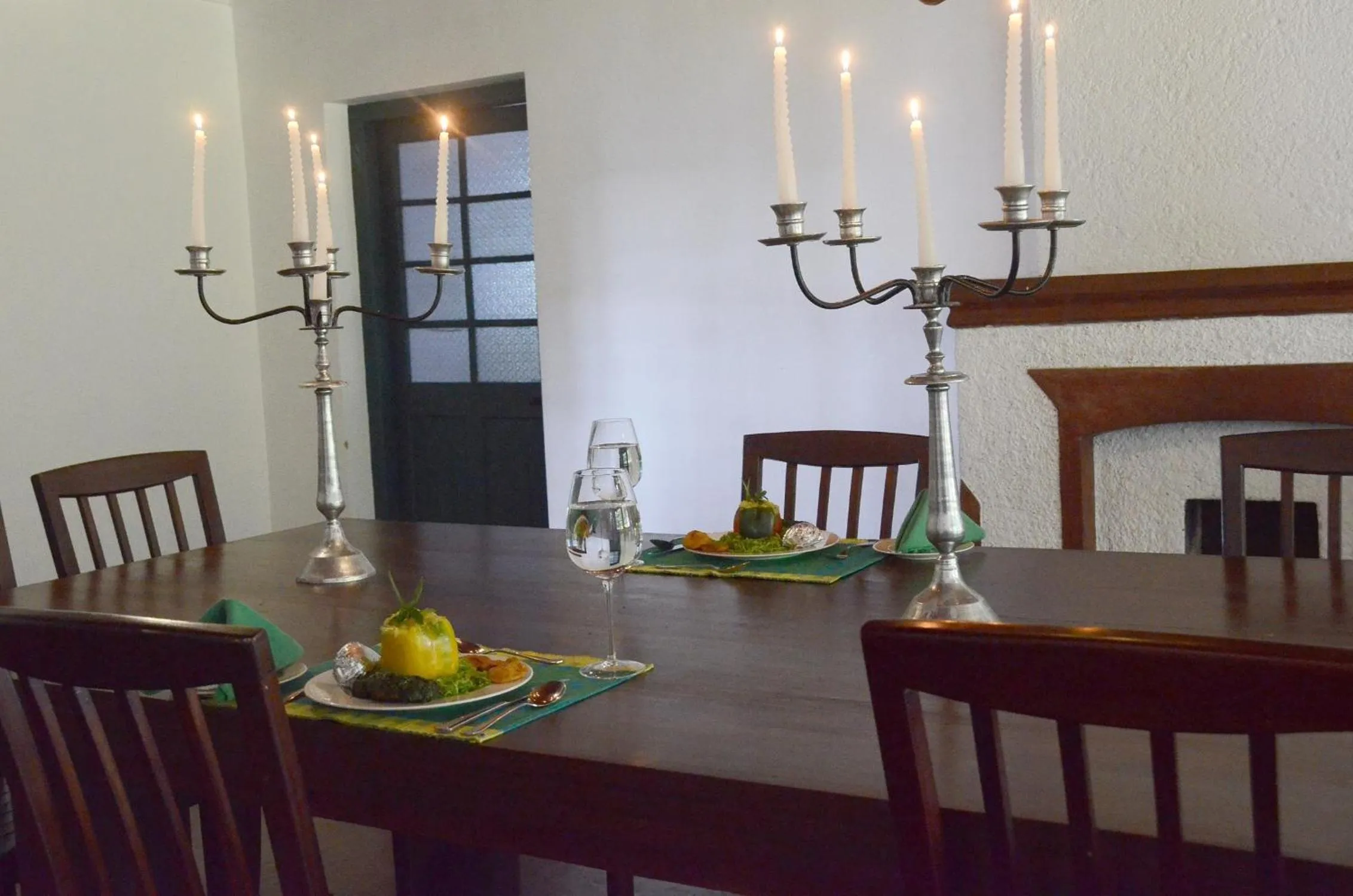 Dining area in Sir John's Bungalow