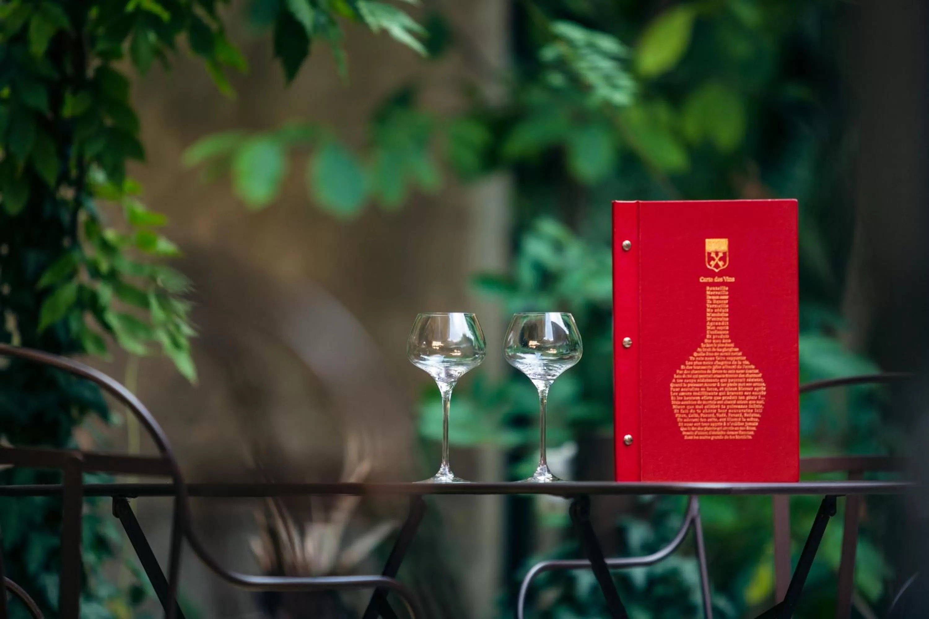 Garden in Hôtel des Deux Clefs