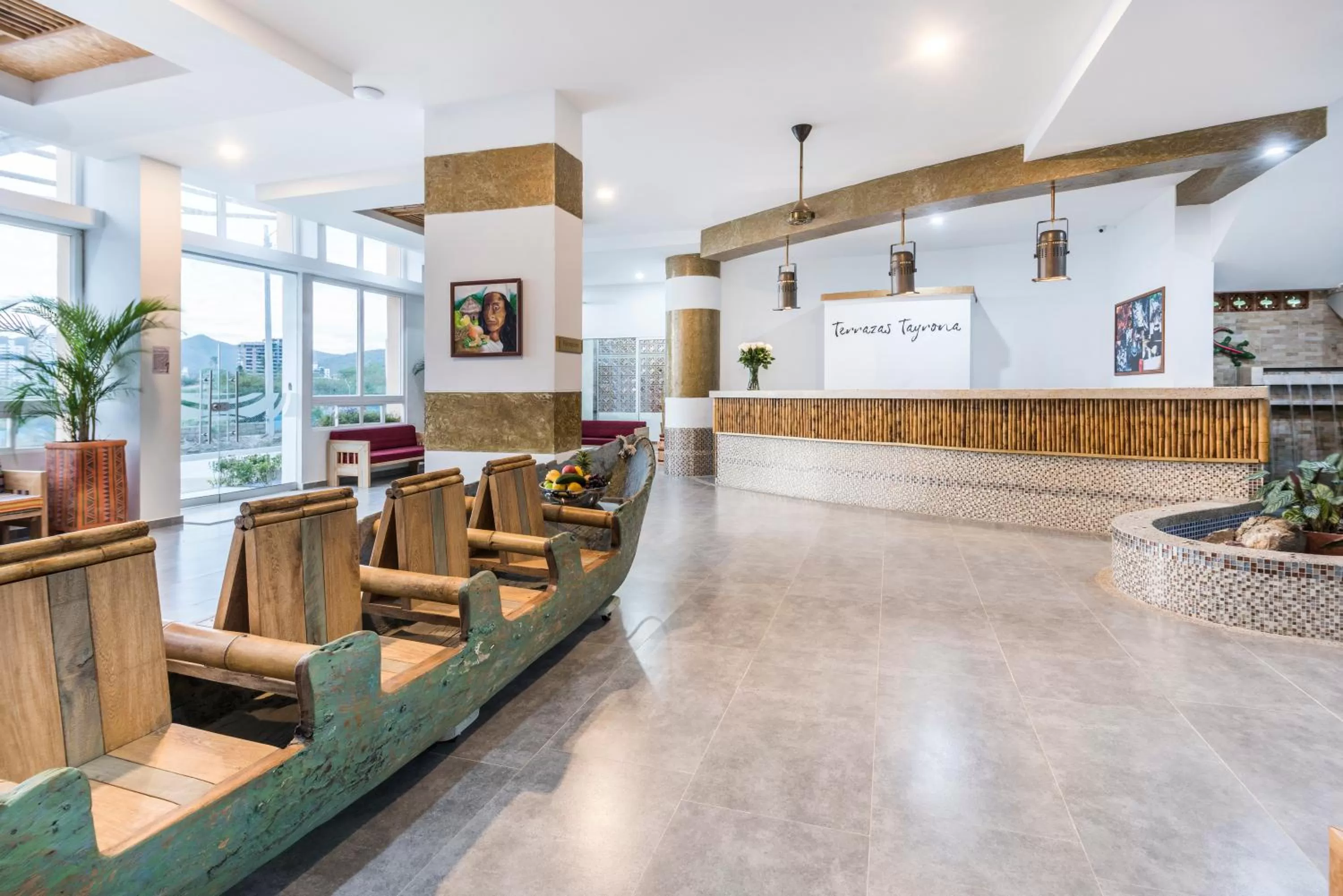 Lobby or reception in Terrazas Tayrona Travelers Apartamentos y Suites