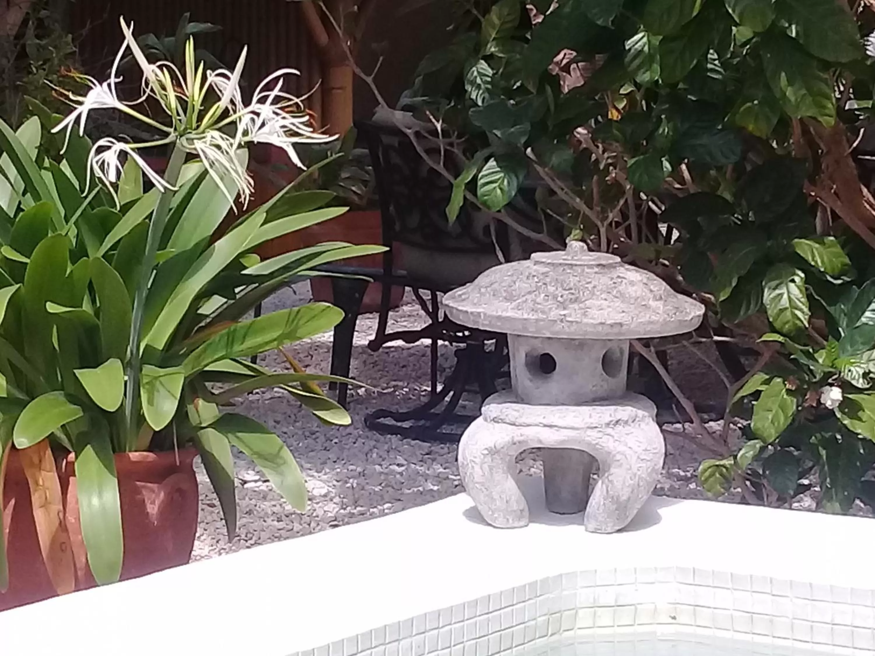 Decorative detail in B&B Sombre di Kabana