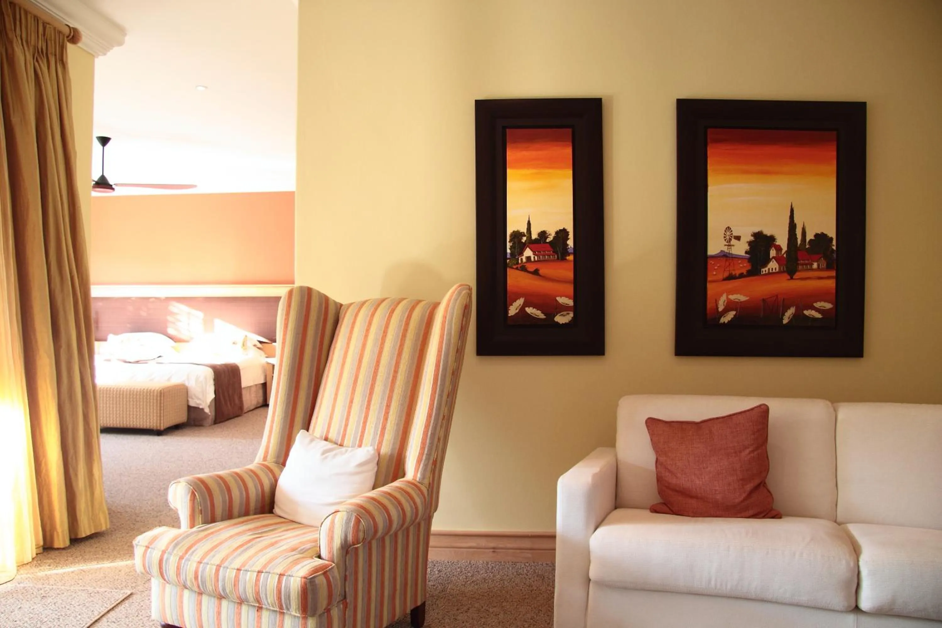 Seating area in Schneiders Boutique Hotel