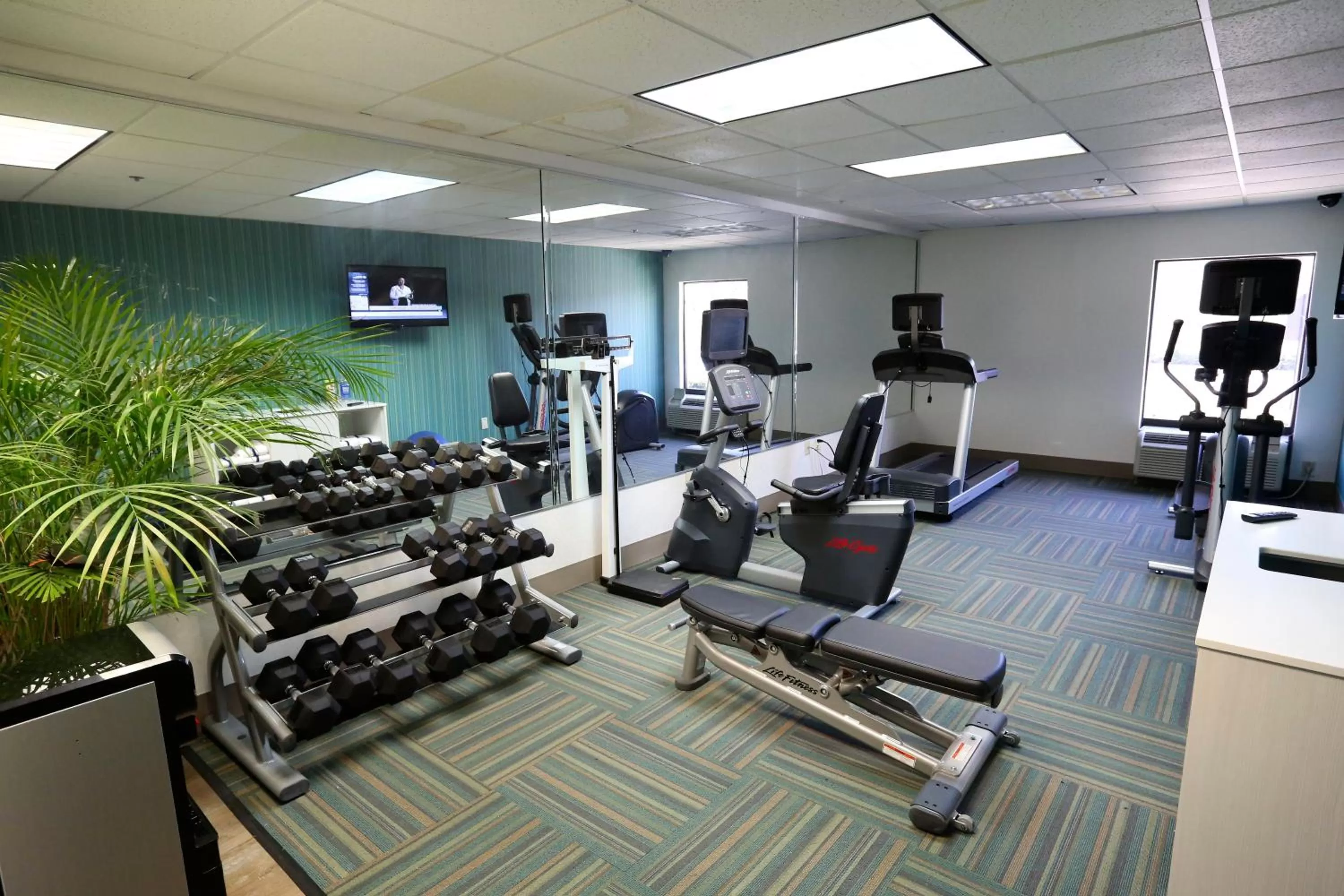 Fitness centre/facilities in Holiday Inn Express Hotel & Suites Blythewood by IHG