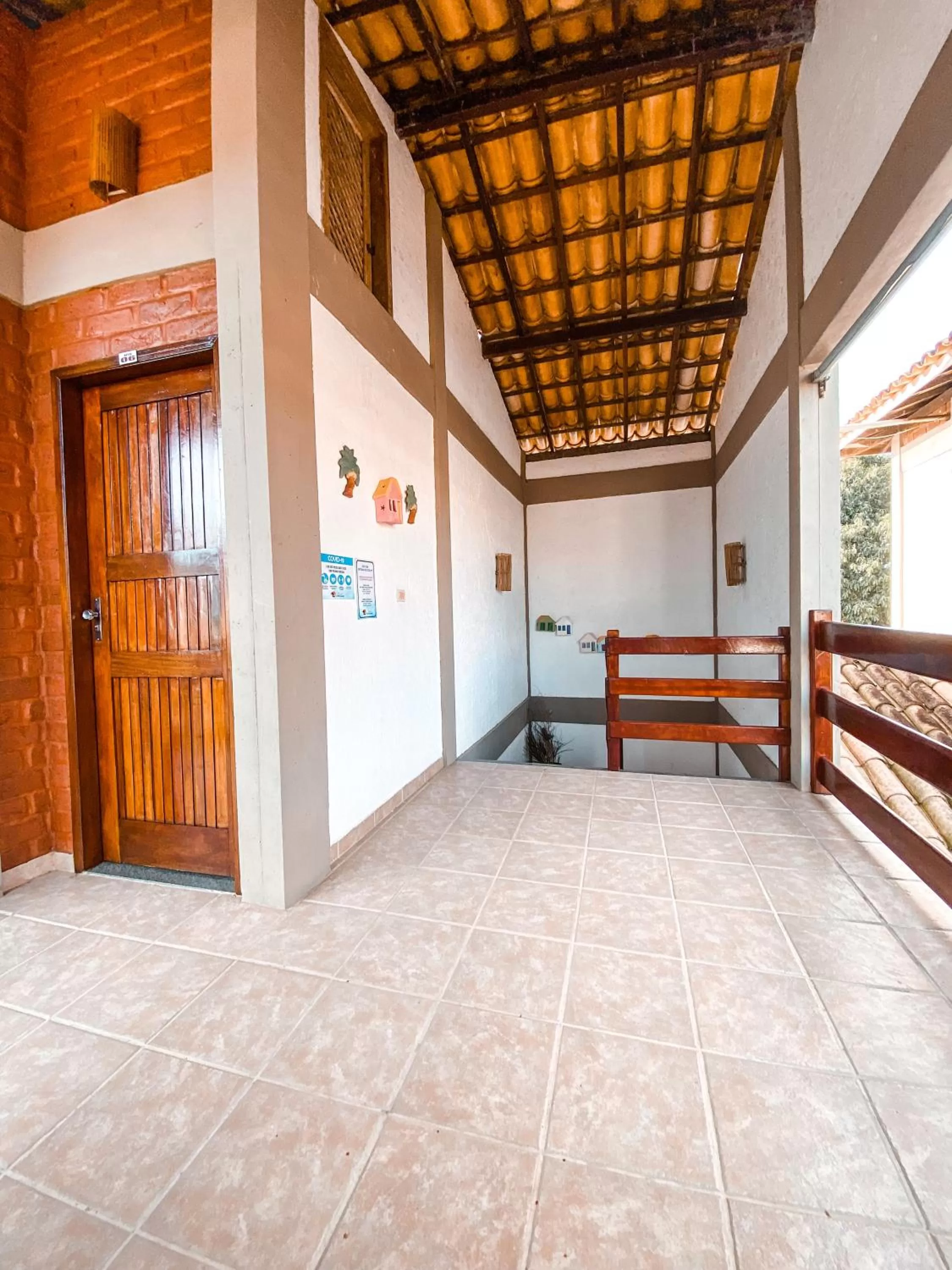 Balcony/Terrace in Pousada e Chale Porto Paraiso