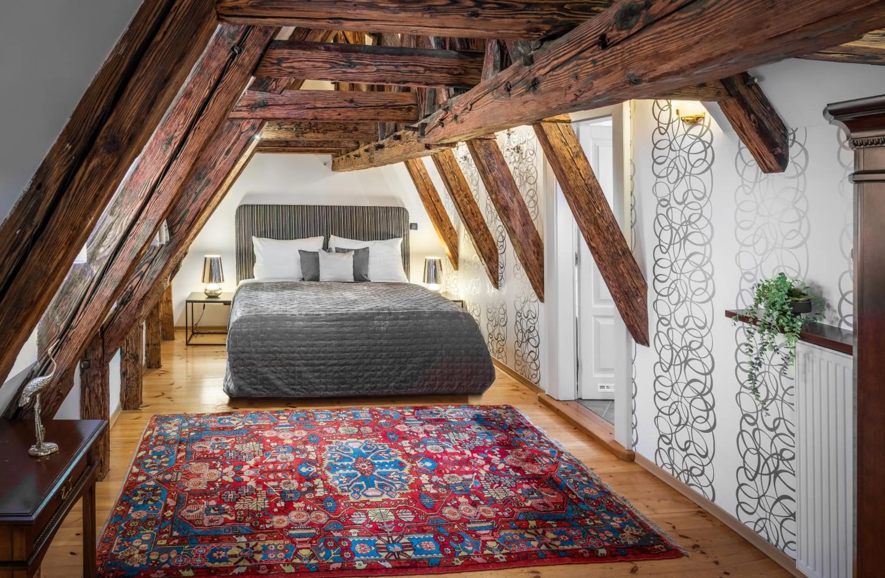 Bedroom, Bed in Chateau 9 Apartments by Adrez