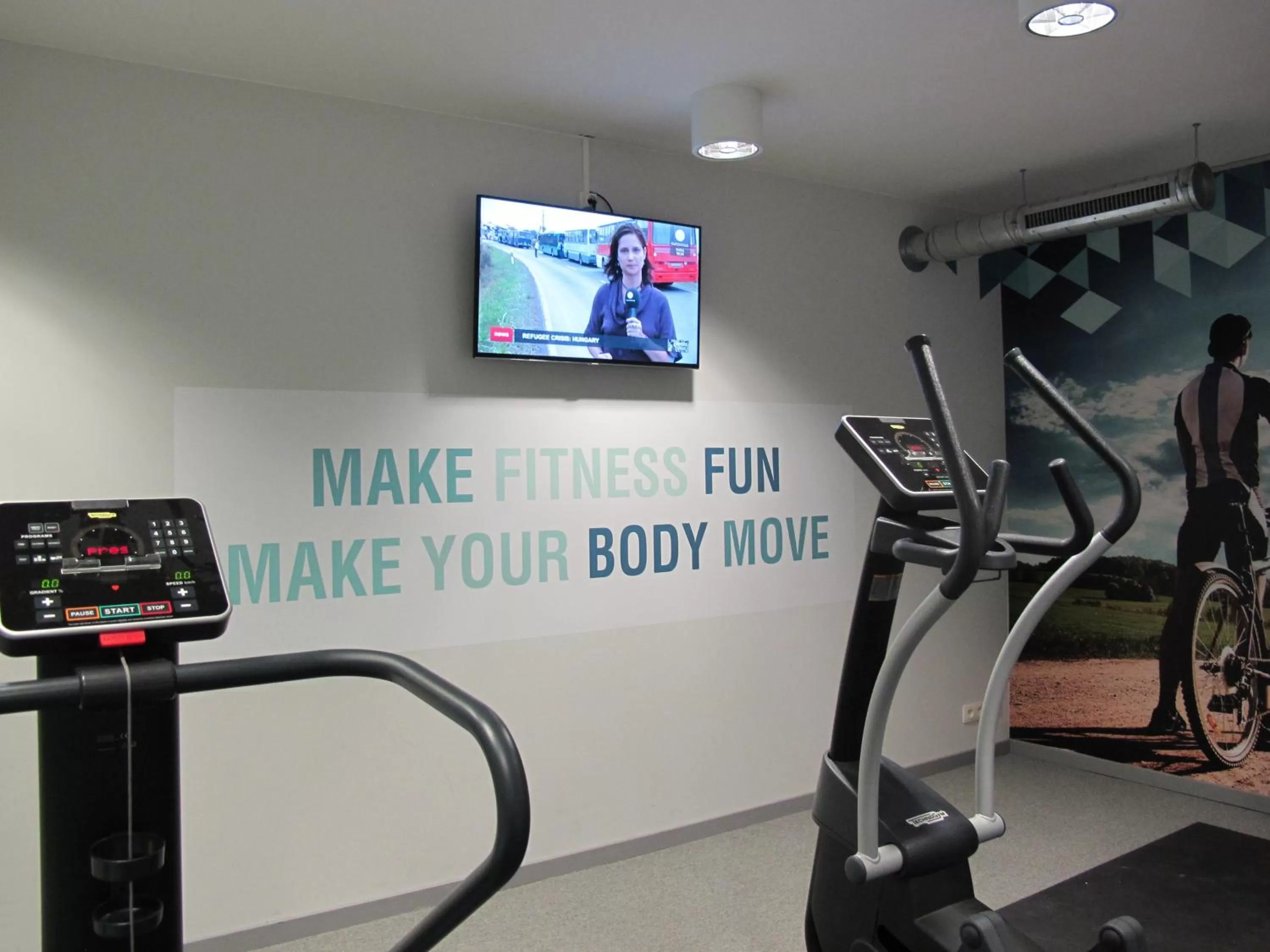 Fitness centre/facilities in BEST WESTERN Hotel Brussels South