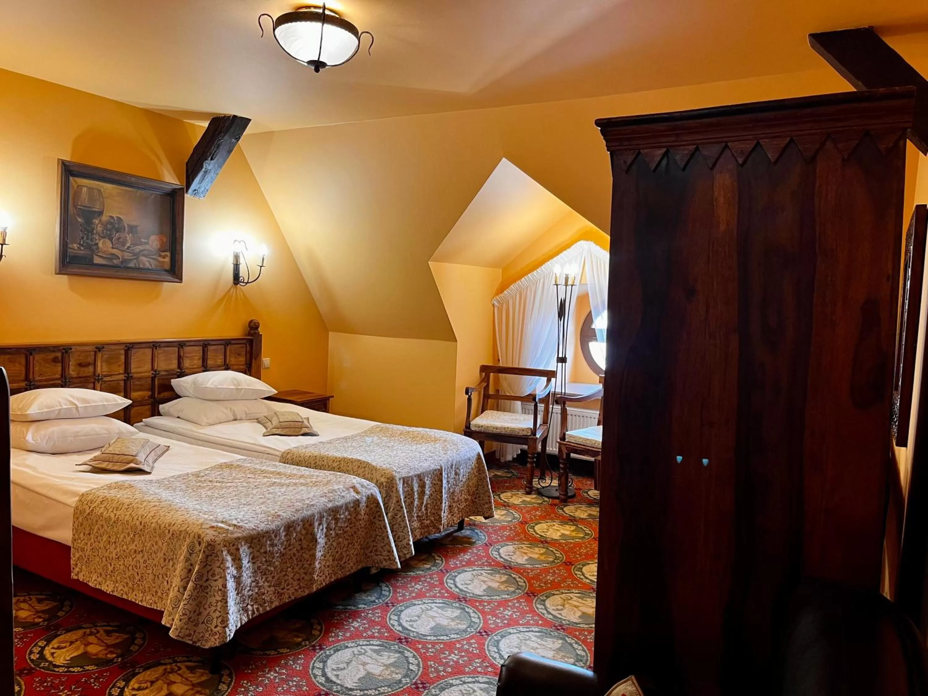 Photo of the whole room, Bed in Hotel Zamek Ryn