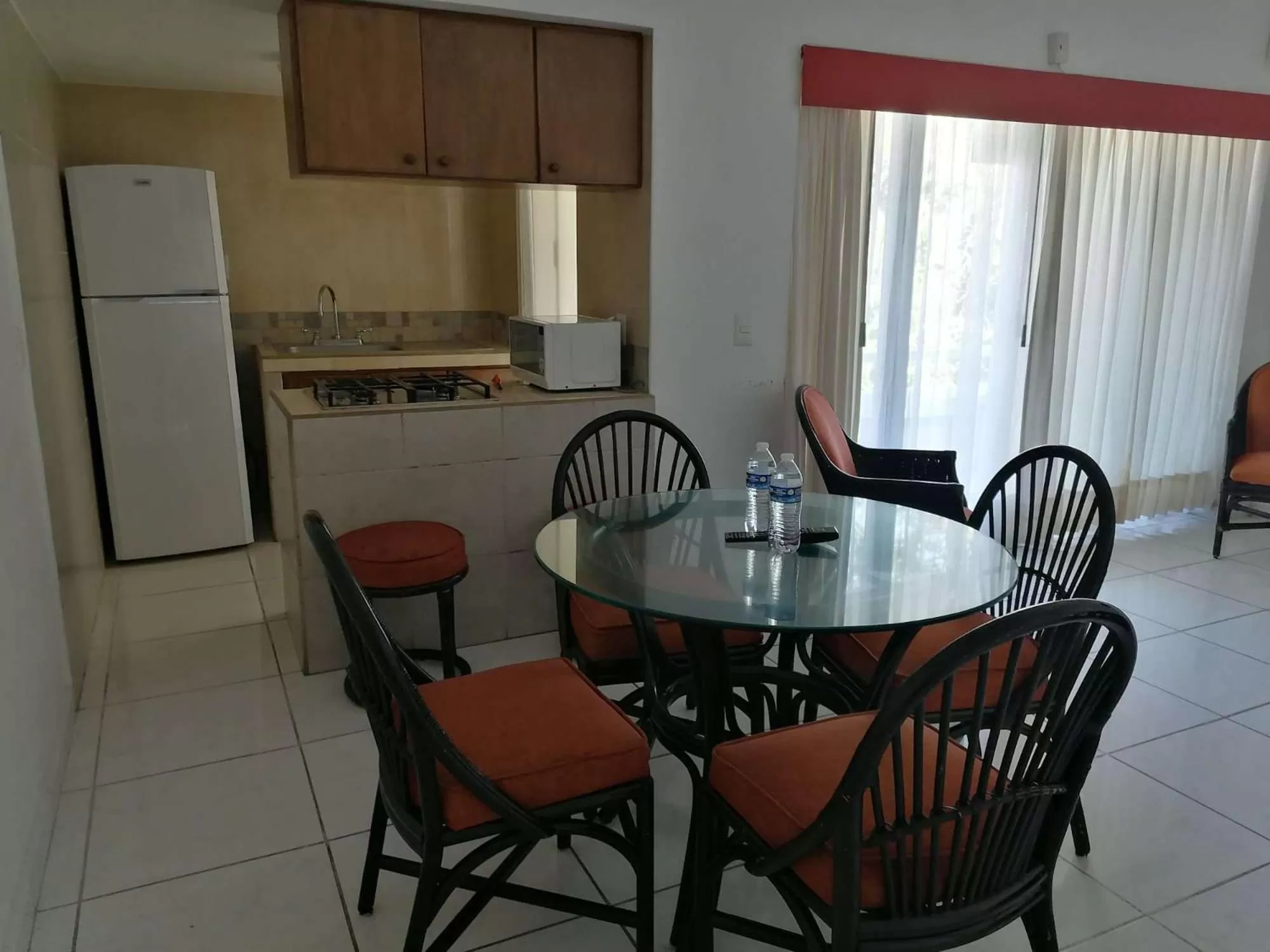 Dining area in Villas del Palmar Manzanillo with Beach Club