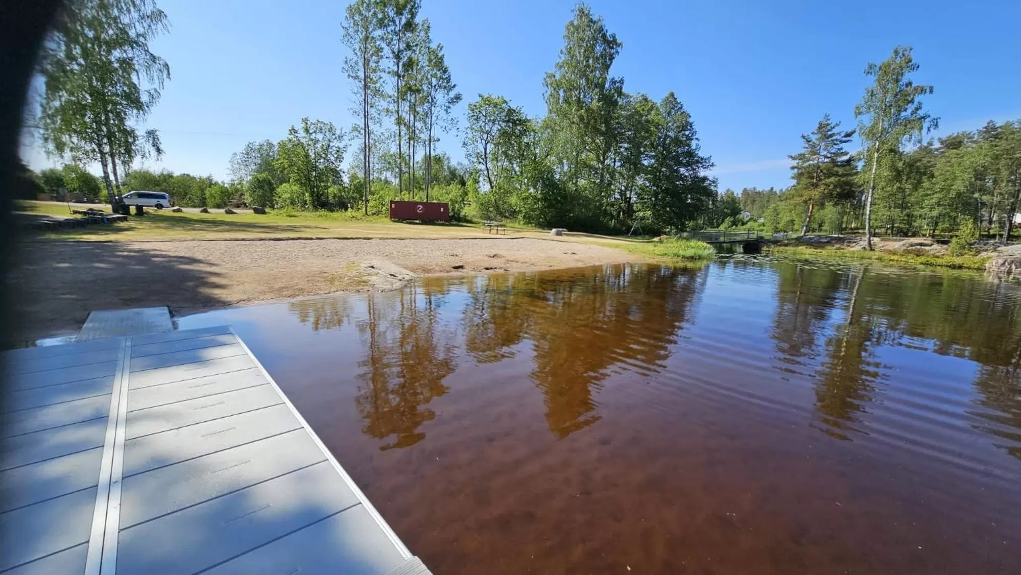 Swimming Pool in Ankis Bed and Brekfast, Vimmerby