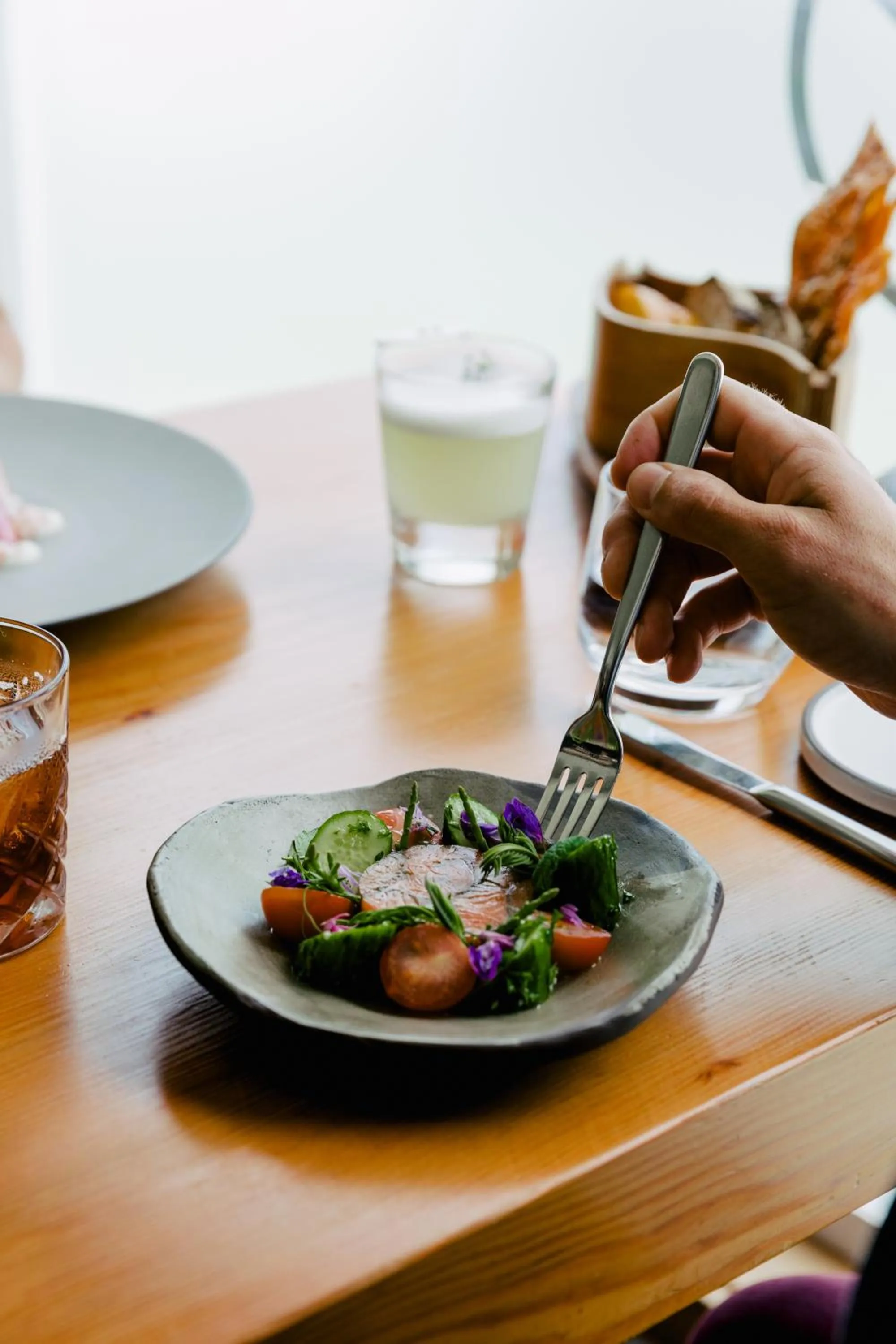 Restaurant/places to eat in Pluvio restaurant and rooms