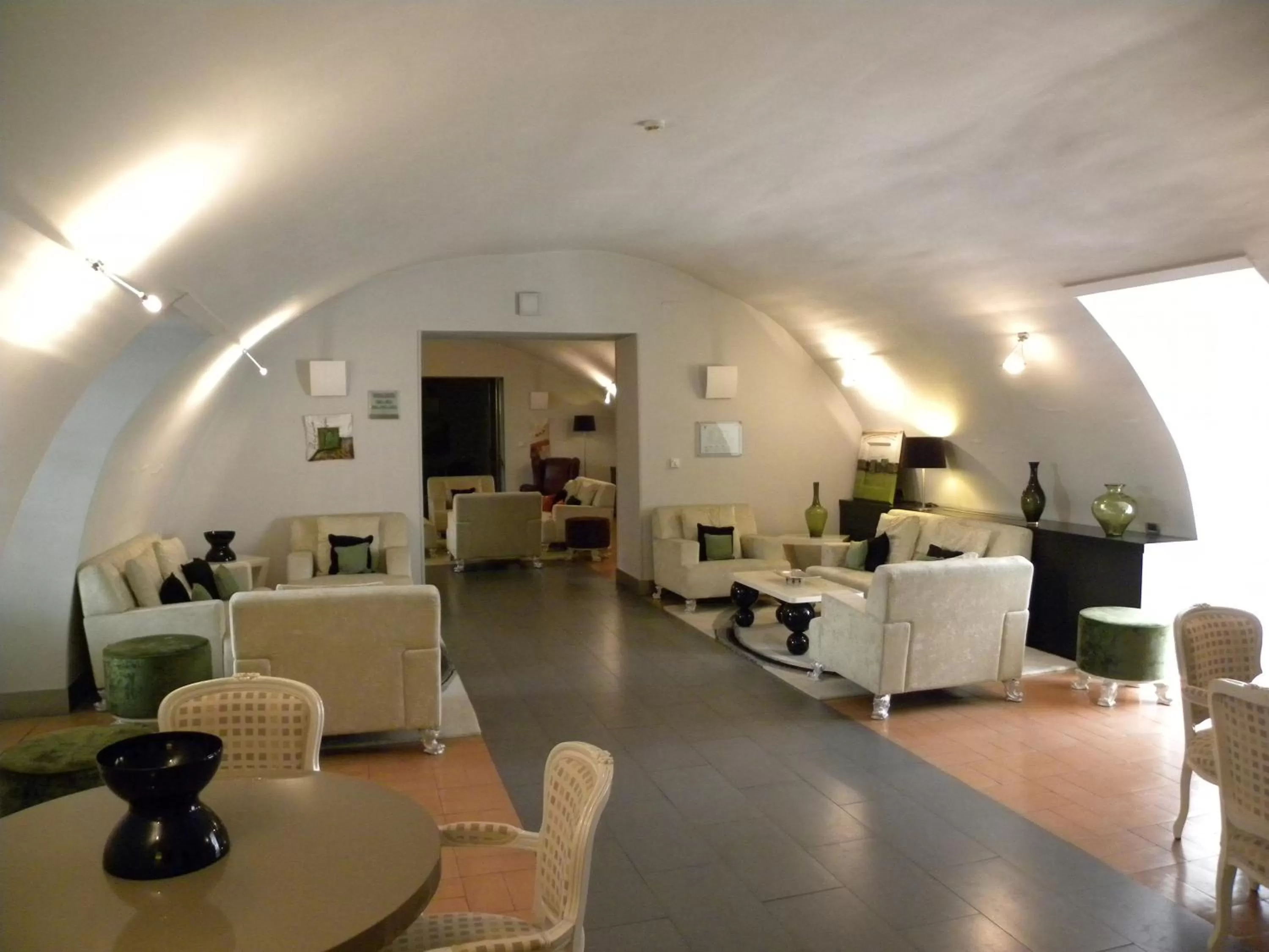 Communal lounge/ TV room in Palazzo Caracciolo Naples