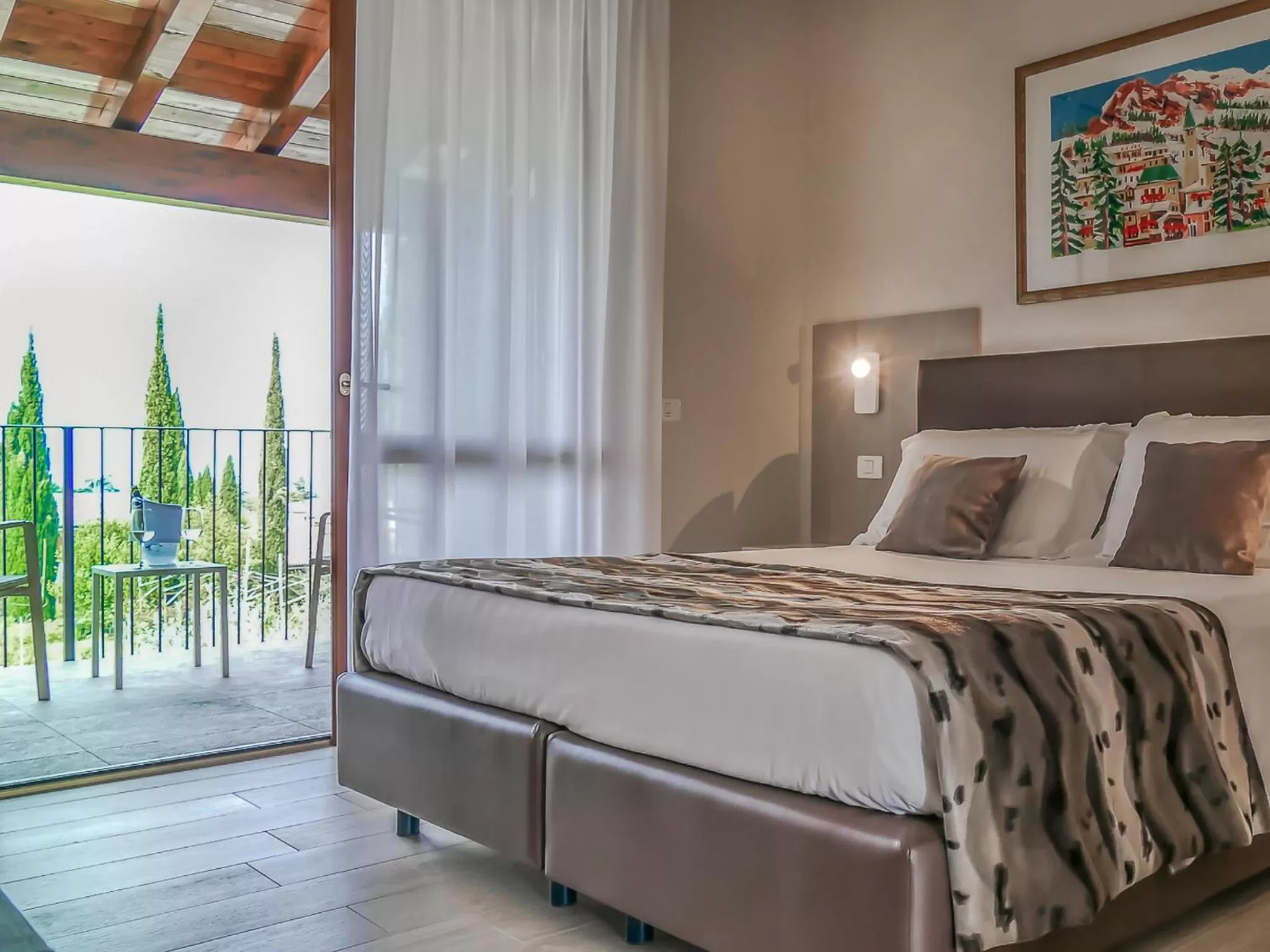 Bedroom, Bed in Hotel Relais Agli Olivi