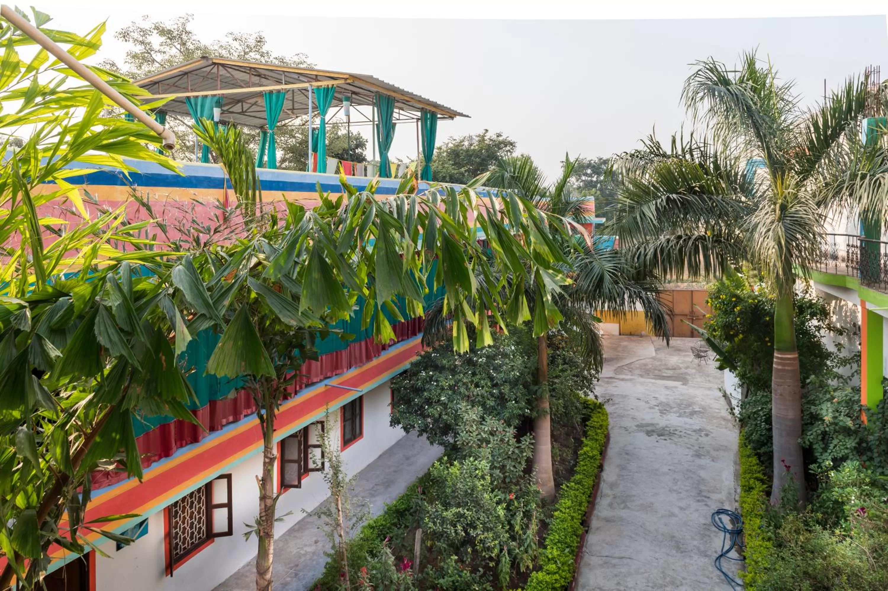 Garden view in Hotel Harmony