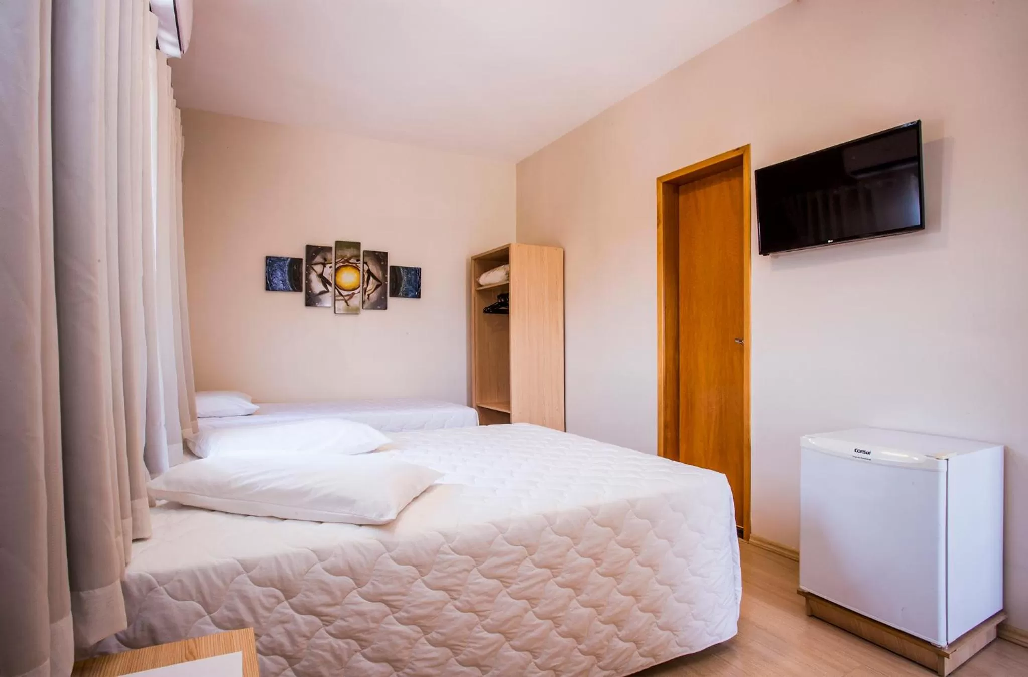 Bedroom, Bed in Hotel Metrópole Paulínia