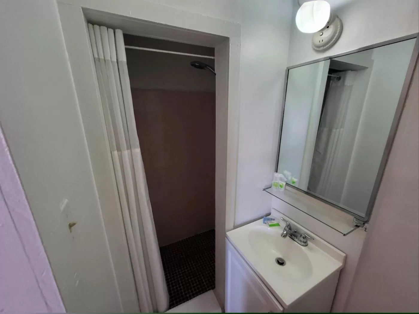 Shower in Rose's Motel