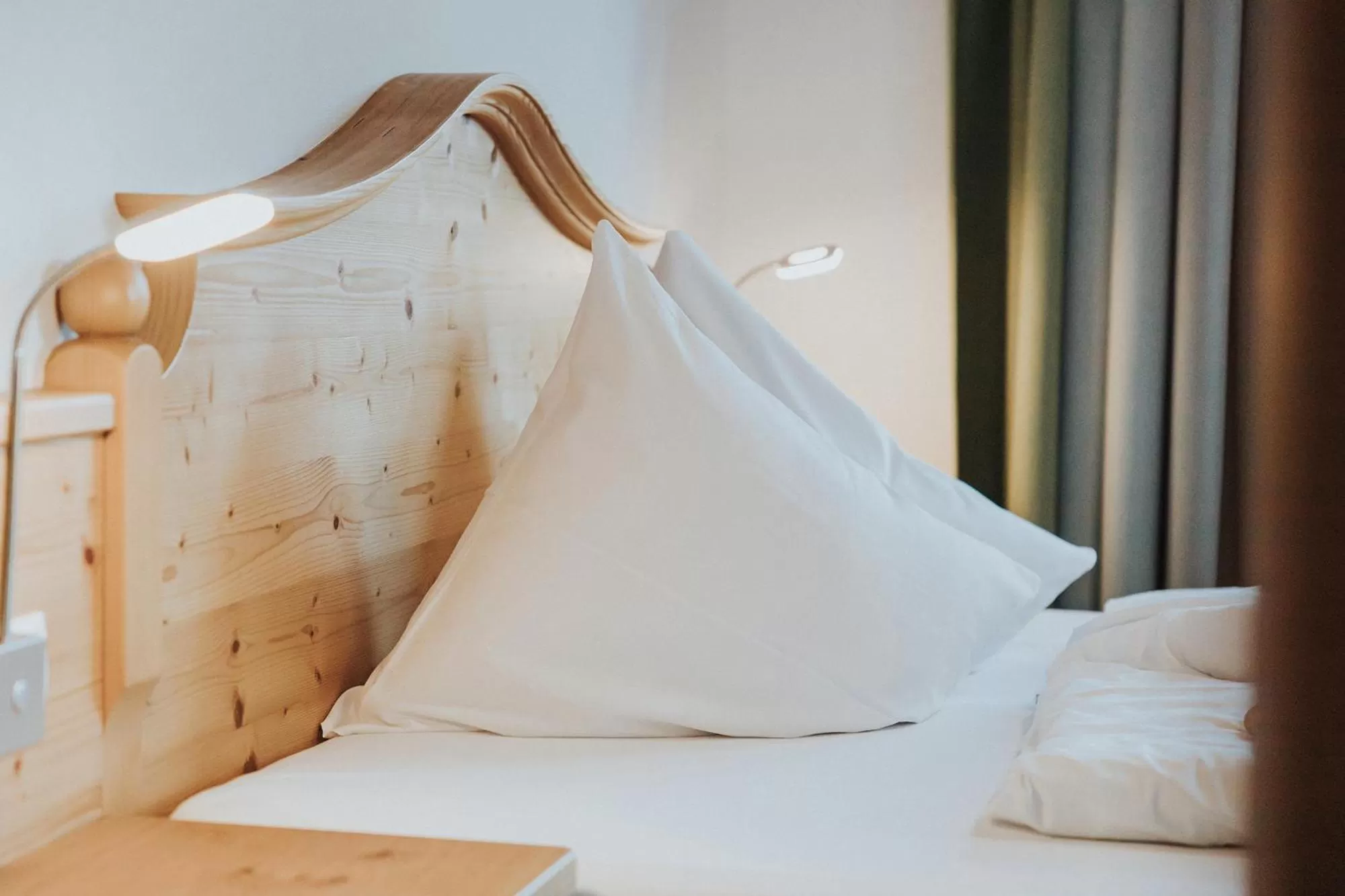 Bed in Hotel Silberfux