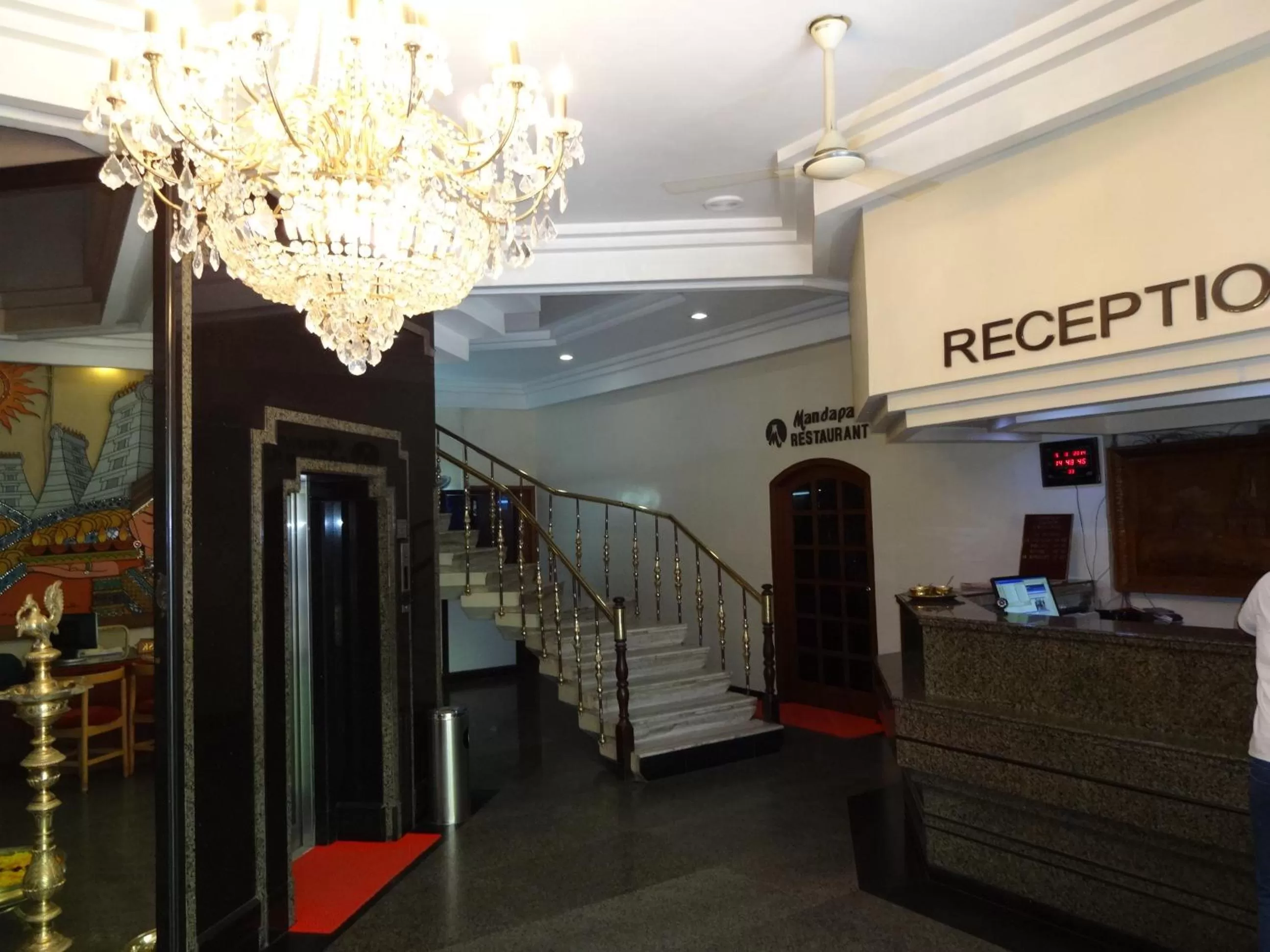 Lobby or reception in The Madurai Residency